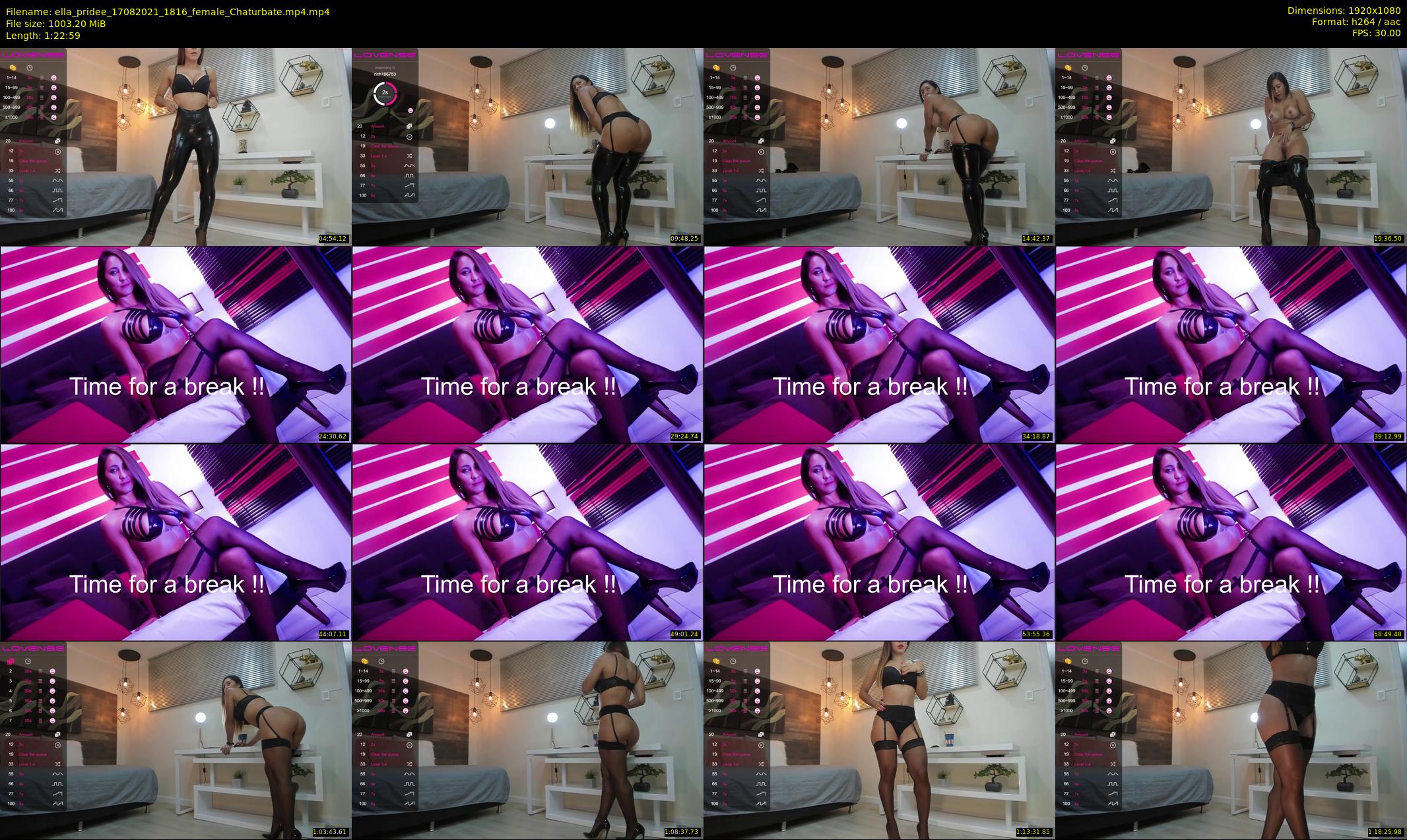 ella_pridee — 83 minute Chaturbate female cam show recording, 1080p, Aug 17, 2021