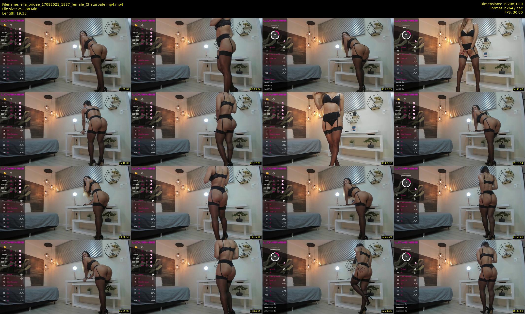 ella_pridee — 20 minute Chaturbate female cam show recording, 1080p, Aug 17, 2021