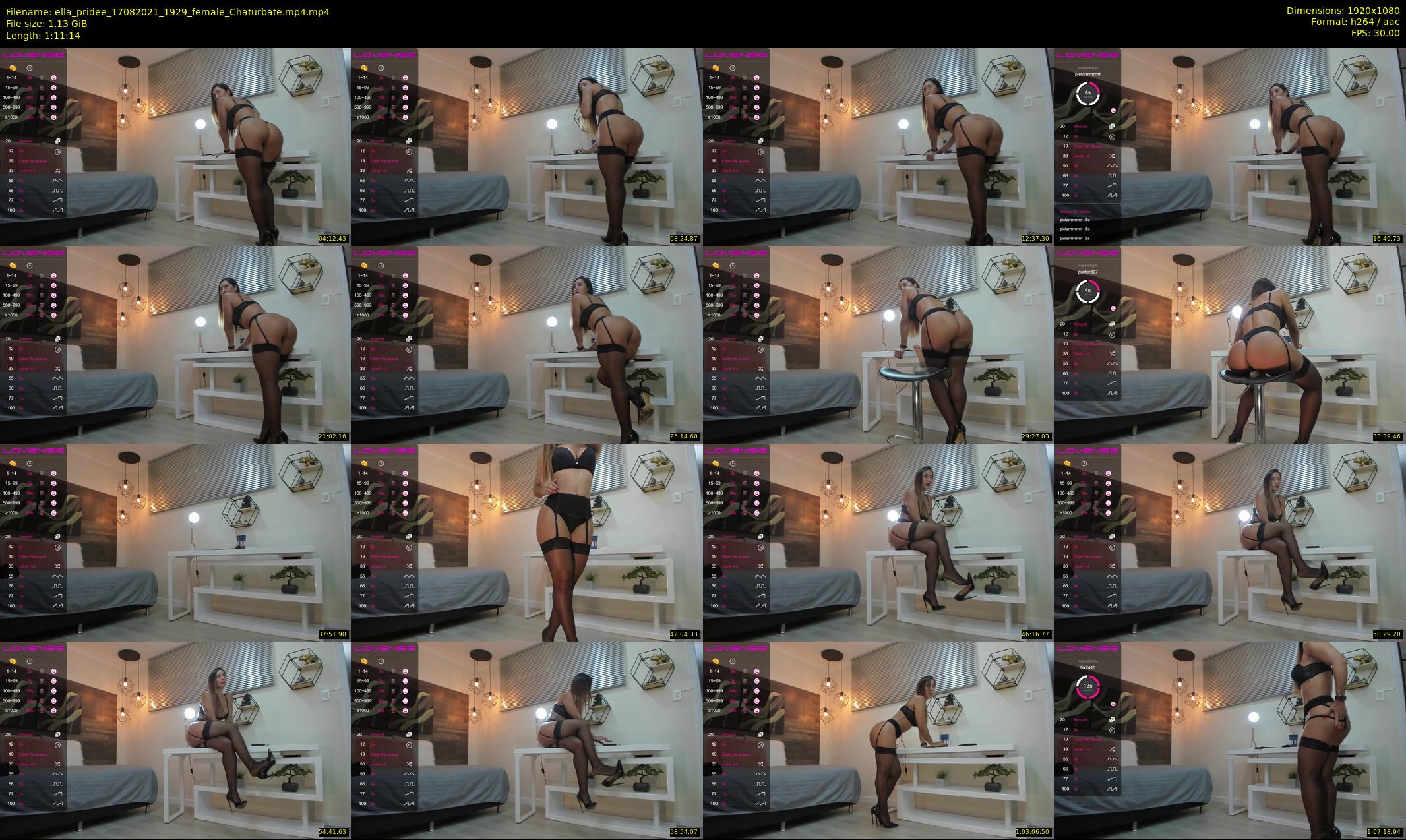ella_pridee — 72 minute Chaturbate female cam show recording, 1080p, Aug 17, 2021