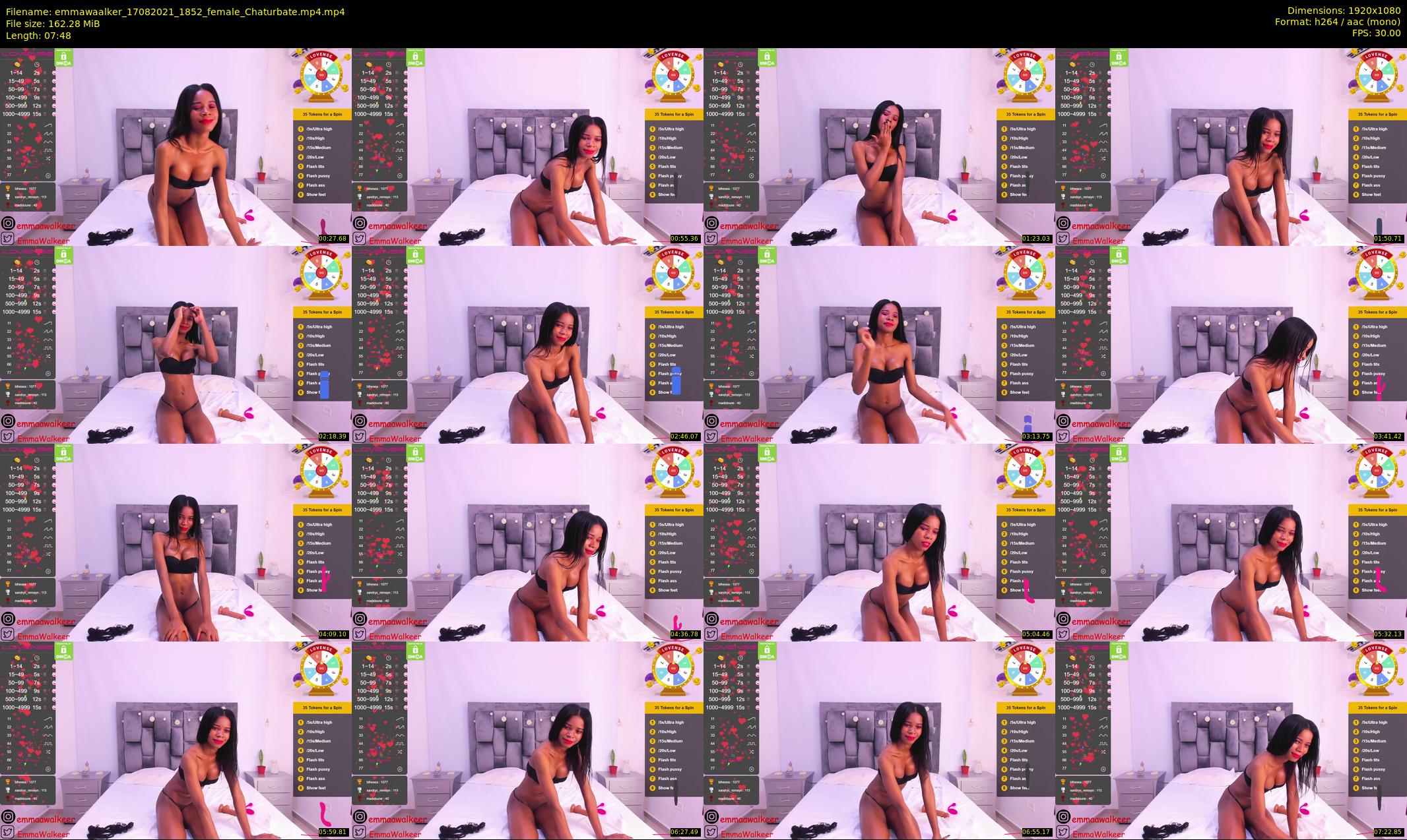 emmawaalker — 8 minute Chaturbate female cam show recording, 1080p, Aug 17, 2021