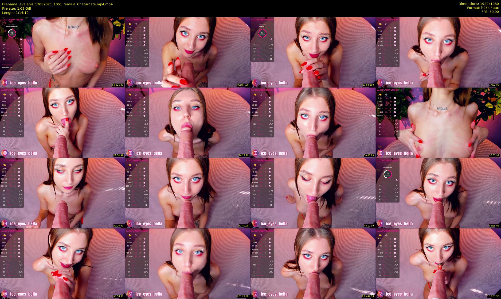 evalanis — 75 minute Chaturbate couple cam show recording, 1080p, Aug 17, 2021
