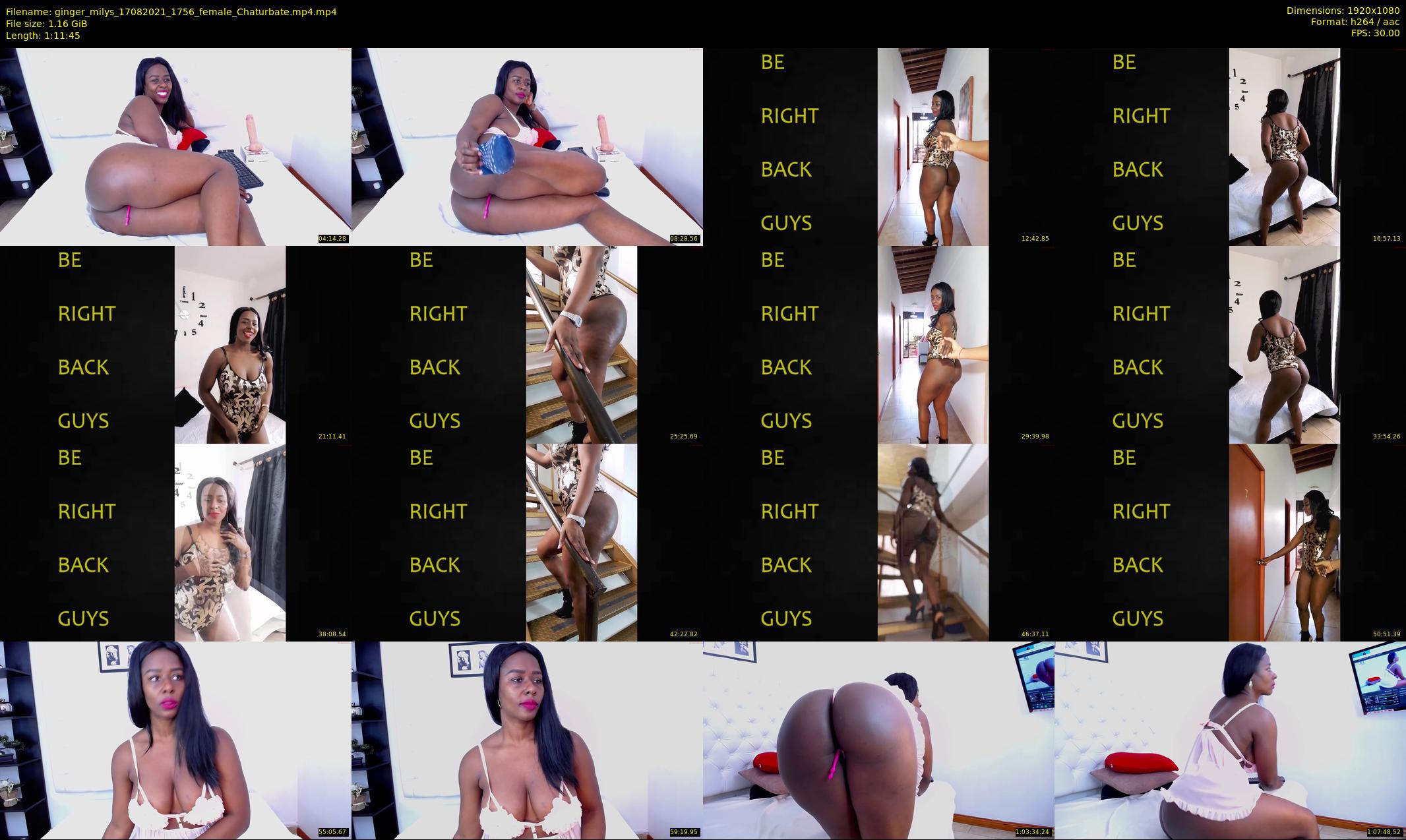 ginger_milys — 72 minute Chaturbate female cam show recording, 1080p, Aug 17, 2021