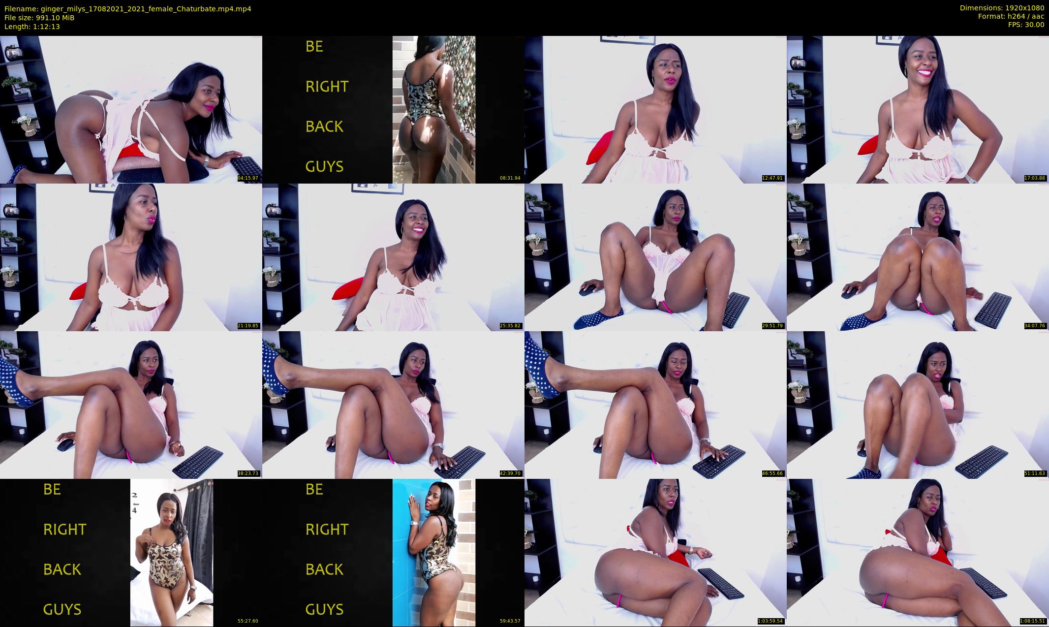 ginger_milys — 73 minute Chaturbate female cam show recording, 1080p, Aug 17, 2021