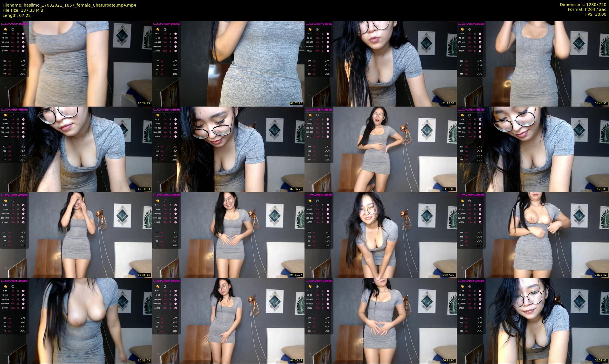 hasiimo — 8 minute Chaturbate female cam show recording, 720p, Aug 17, 2021