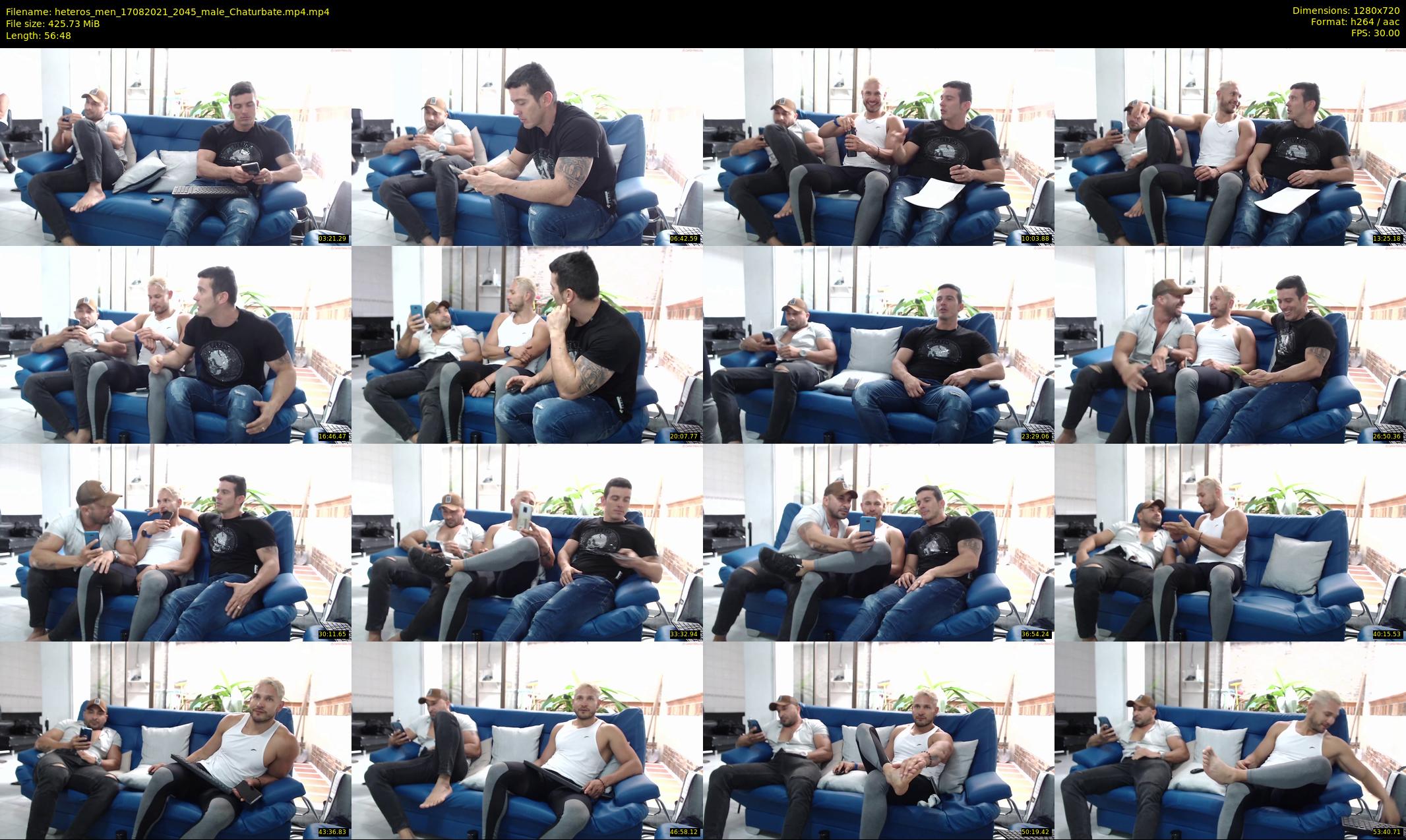 heteros_men — 57 minute Chaturbate male cam show recording, 720p, Aug 17, 2021