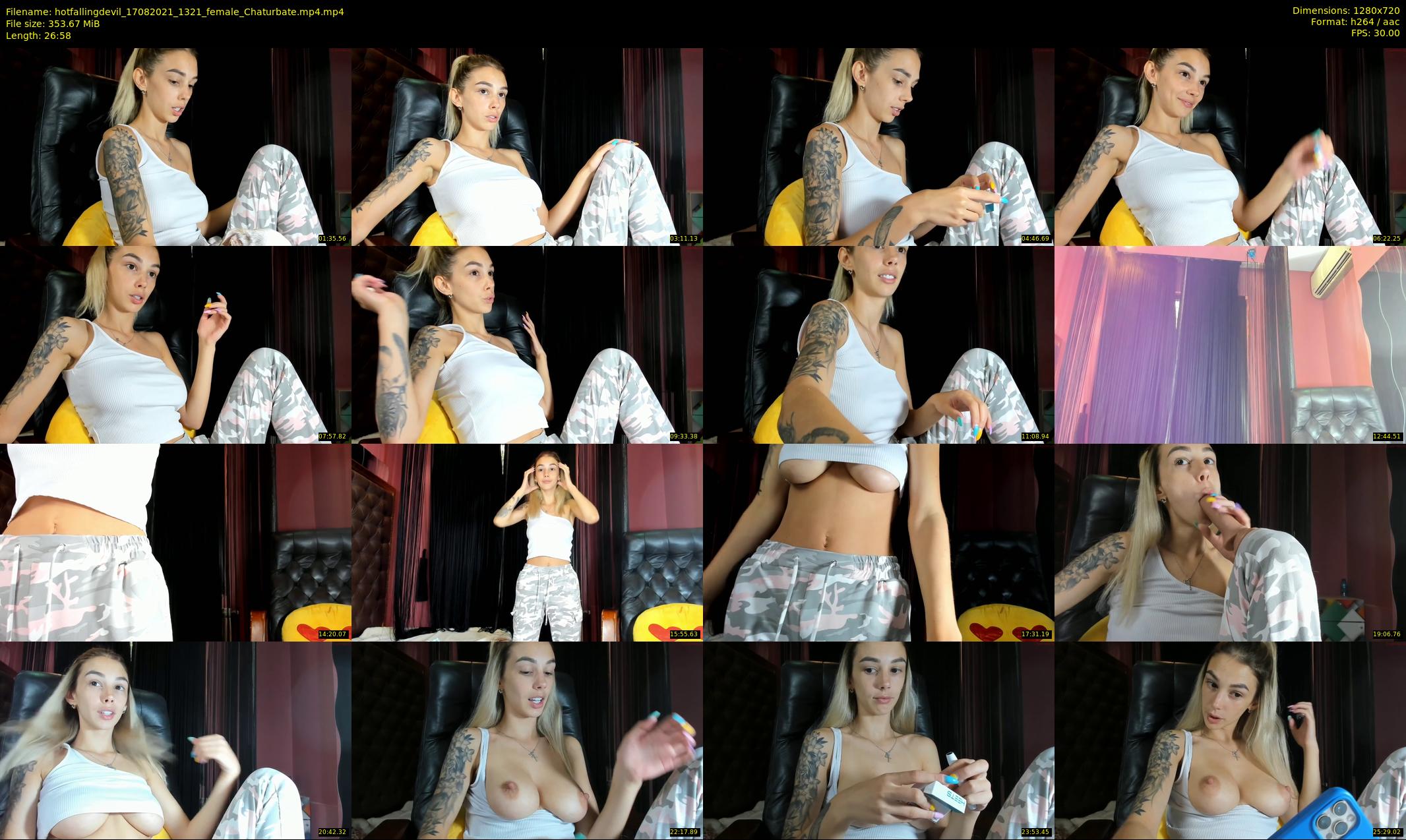 hotfallingdevil — 27 minute Chaturbate female cam show recording, 720p, Aug 17, 2021