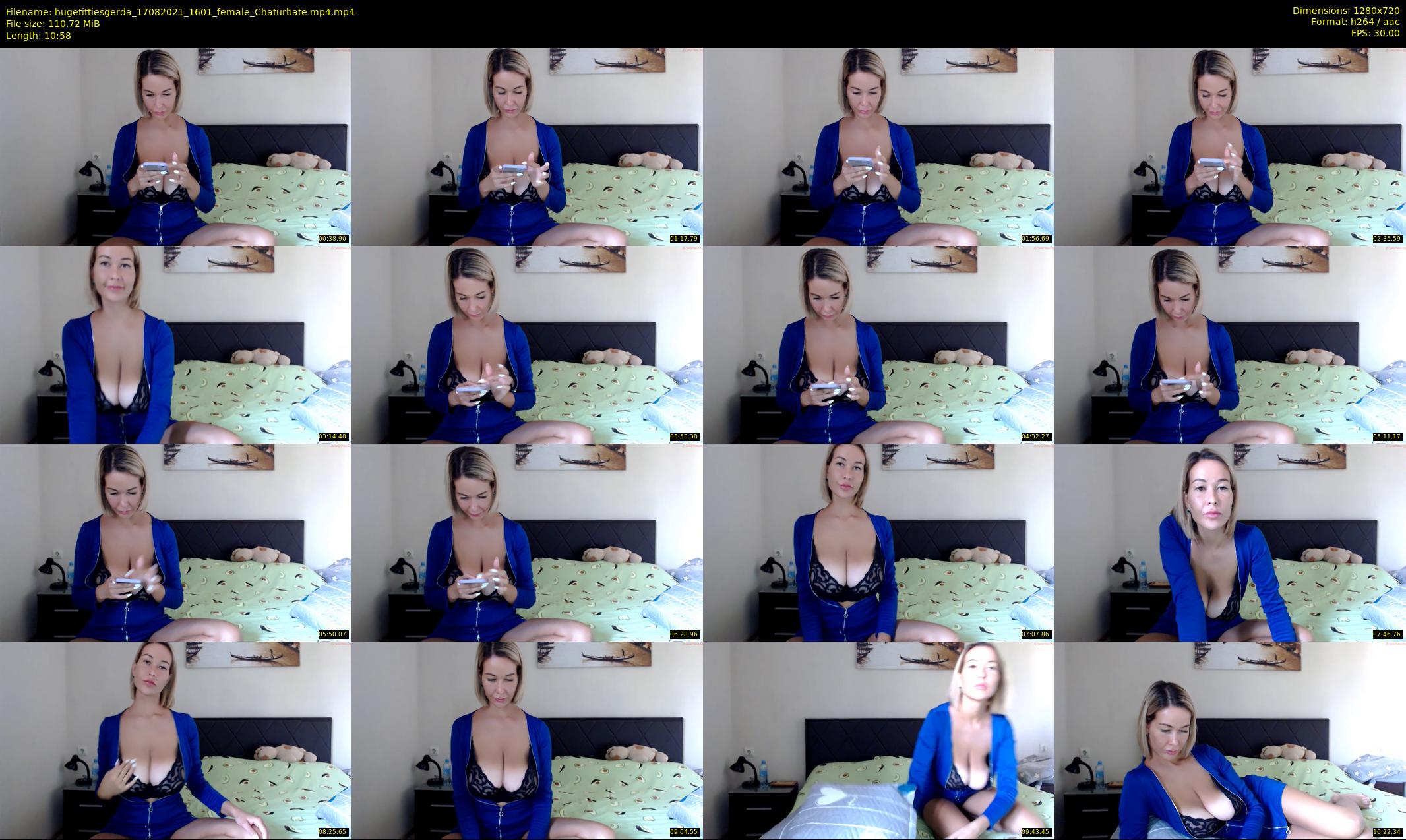 hugetittiesgerda — 11 minute Chaturbate female cam show recording, 720p, Aug 17, 2021