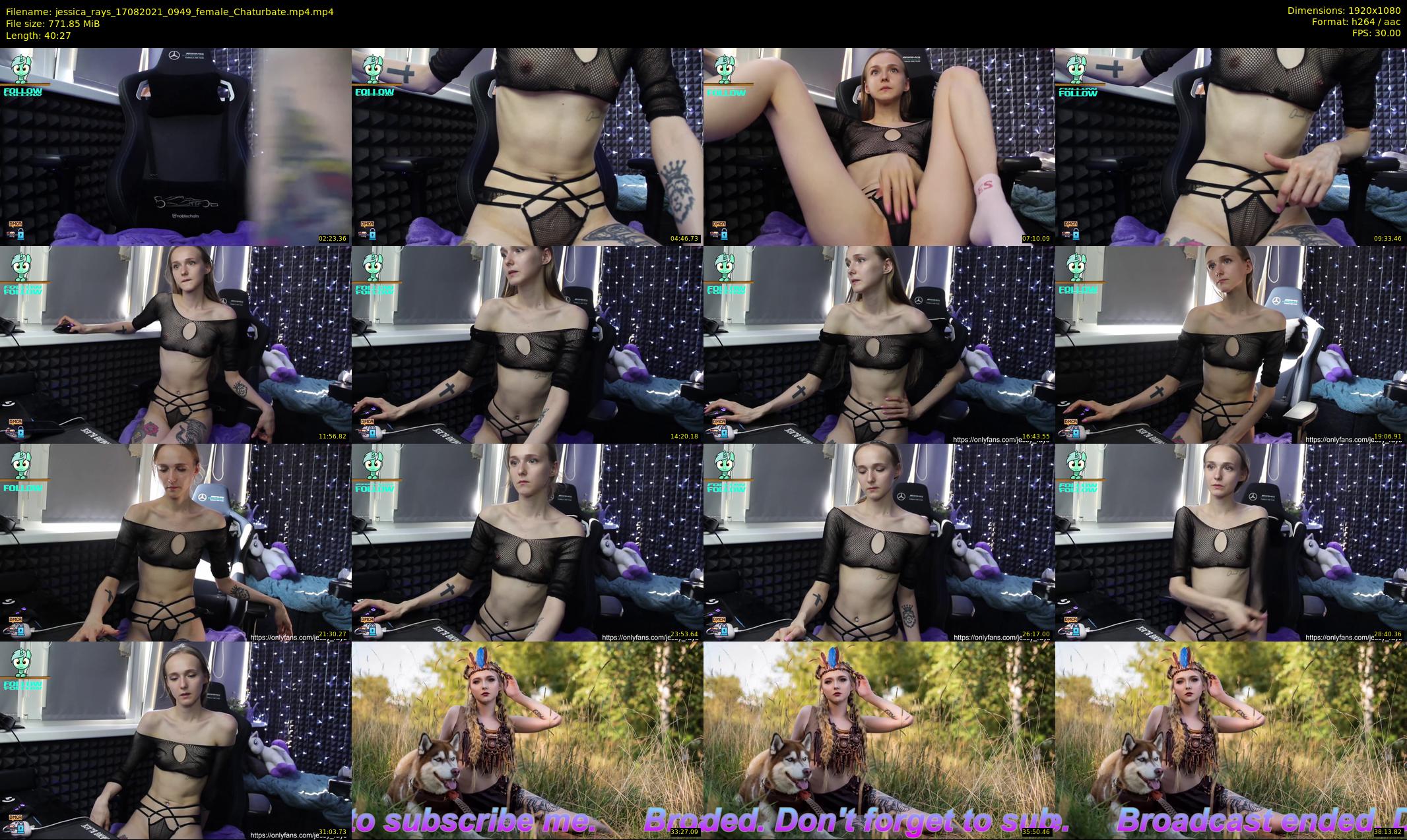 jessica_rays — 41 minute Chaturbate couple cam show recording, 1080p, Aug 17, 2021