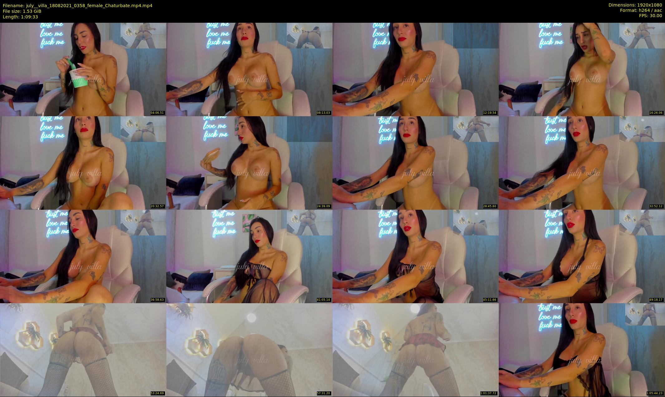 july__villa — 70 minute Chaturbate female cam show recording, 1080p, Aug 18, 2021