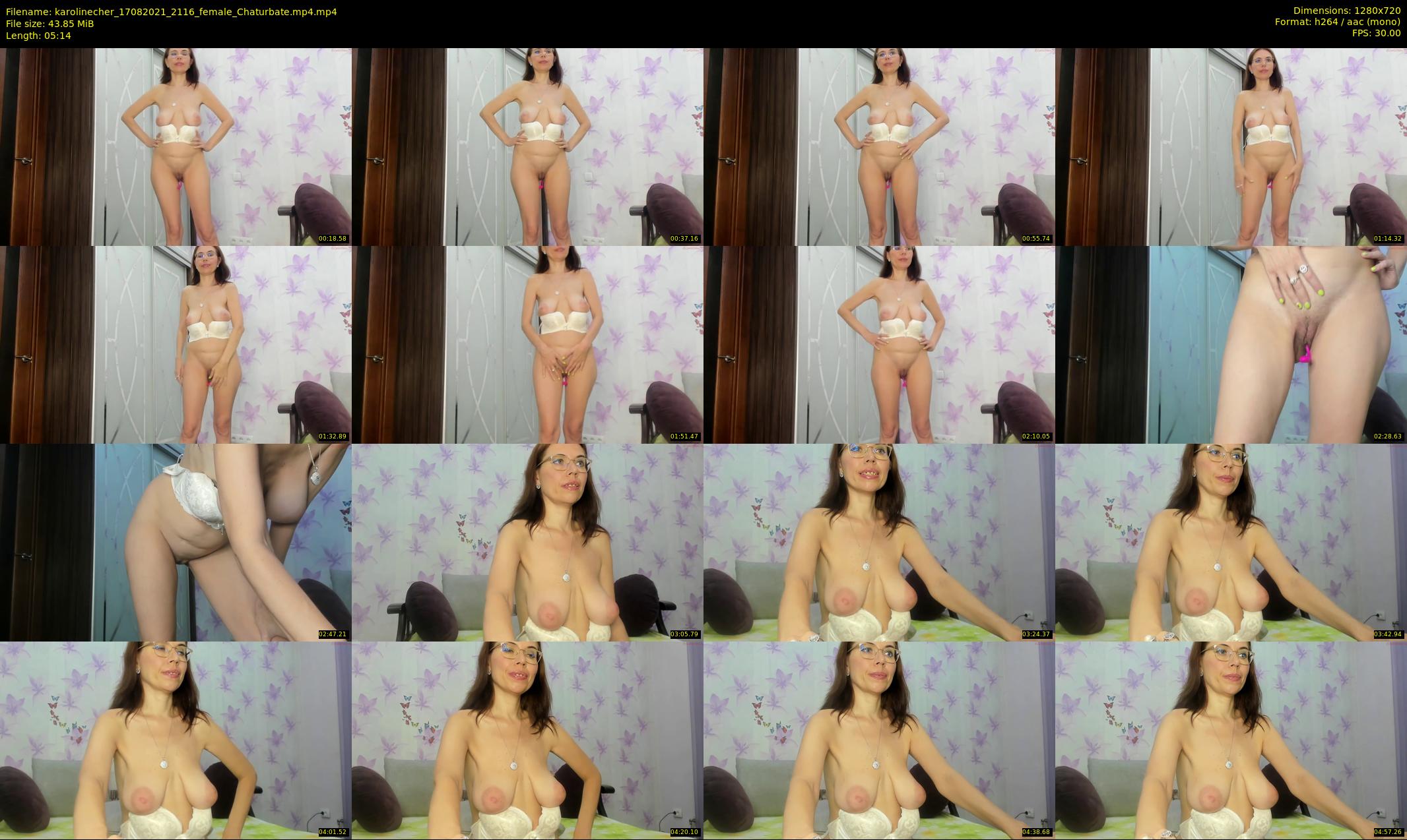karolinecher — 6 minute Chaturbate female cam show recording, 720p, Aug 17, 2021
