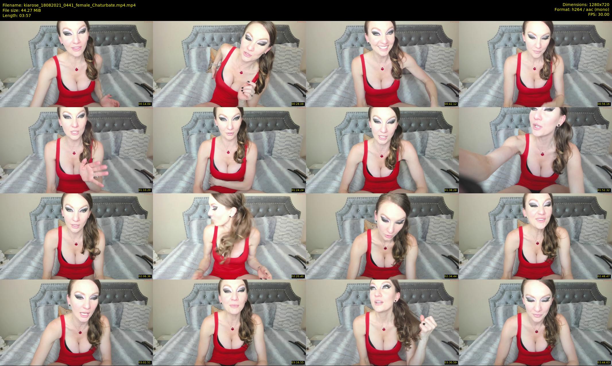 kiarose — 4 minute Chaturbate female cam show recording, 720p, Aug 18, 2021