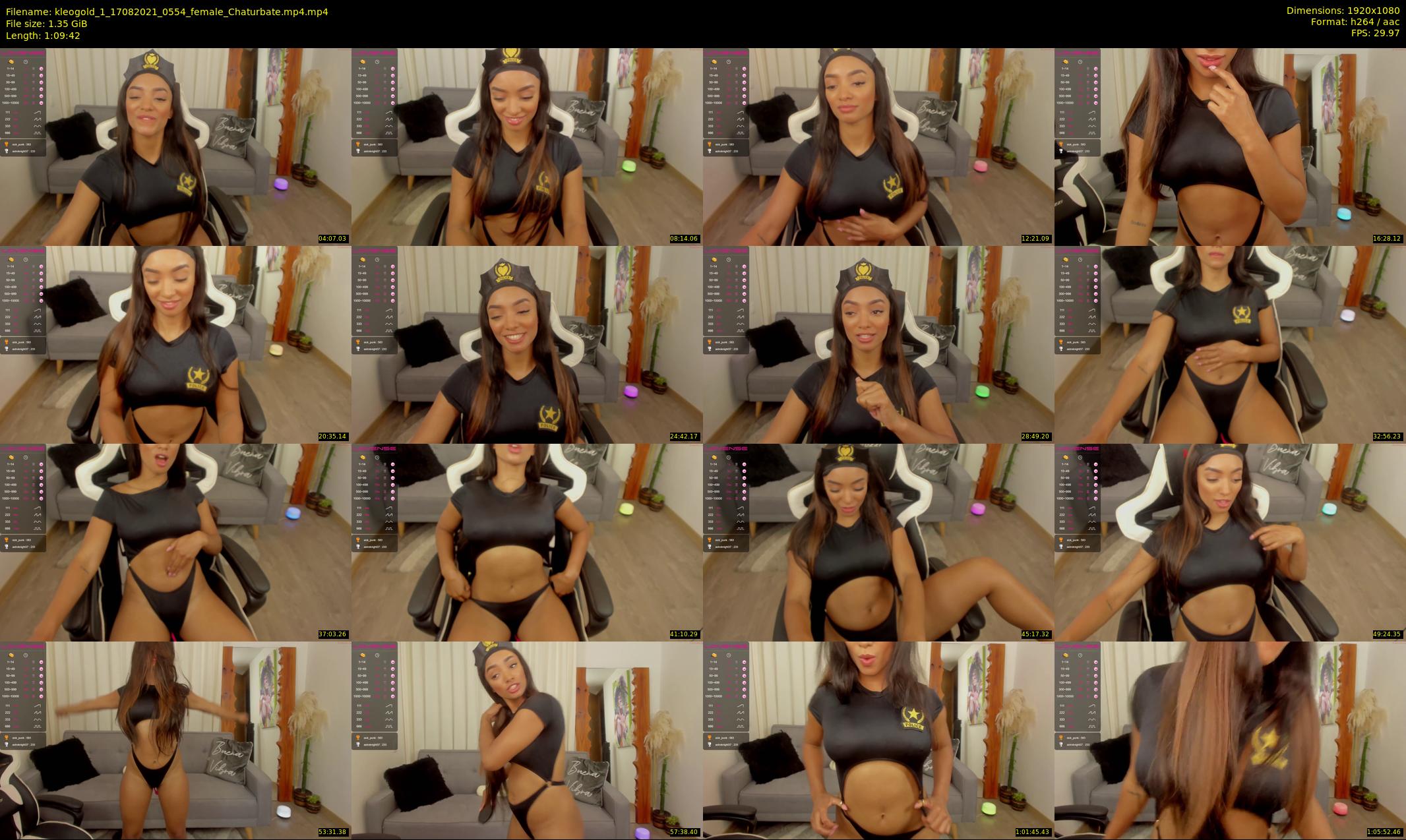 kleogold_1 — 70 minute Chaturbate female cam show recording, 1080p, Aug 17, 2021