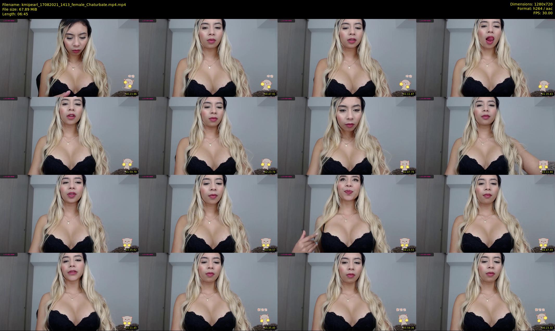 kmipearl — 7 minute Chaturbate female cam show recording, 720p, Aug 17, 2021