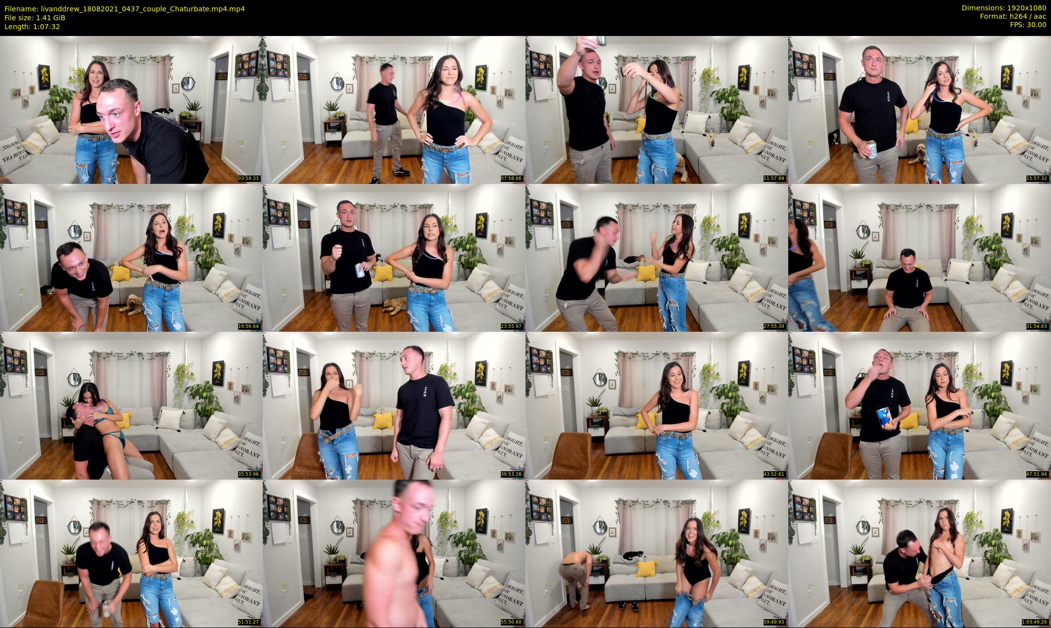 livanddrew — 68 minute Chaturbate couple cam show recording, 1080p, Aug 18, 2021