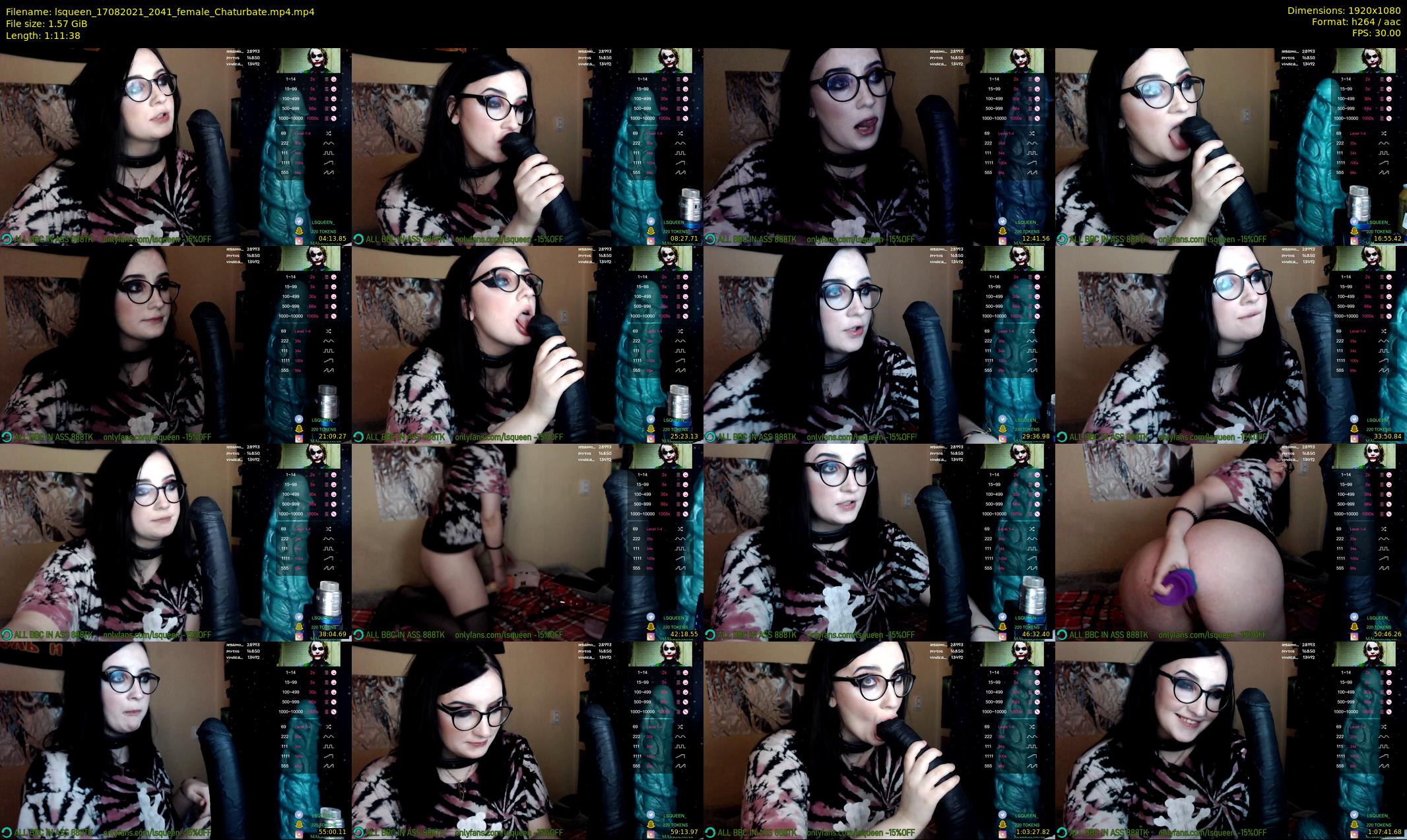 lsqueen — 72 minute Chaturbate female cam show recording, 1080p, Aug 17, 2021