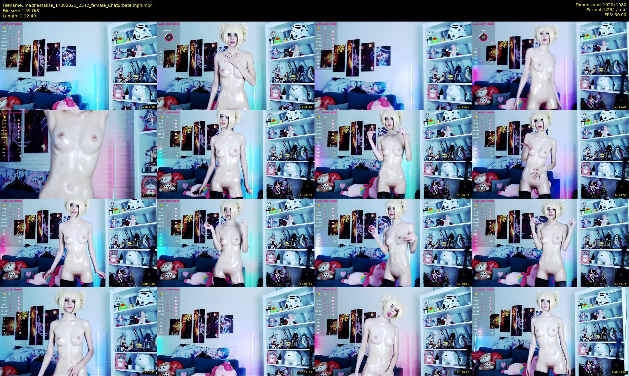 madnessalise — 73 minute Chaturbate female cam show recording, 1080p, Aug 17, 2021