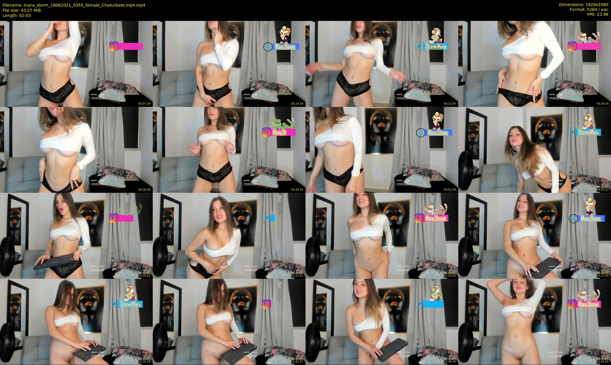 mara_storm — 3 minute Chaturbate female cam show recording, 1080p, Aug 18, 2021