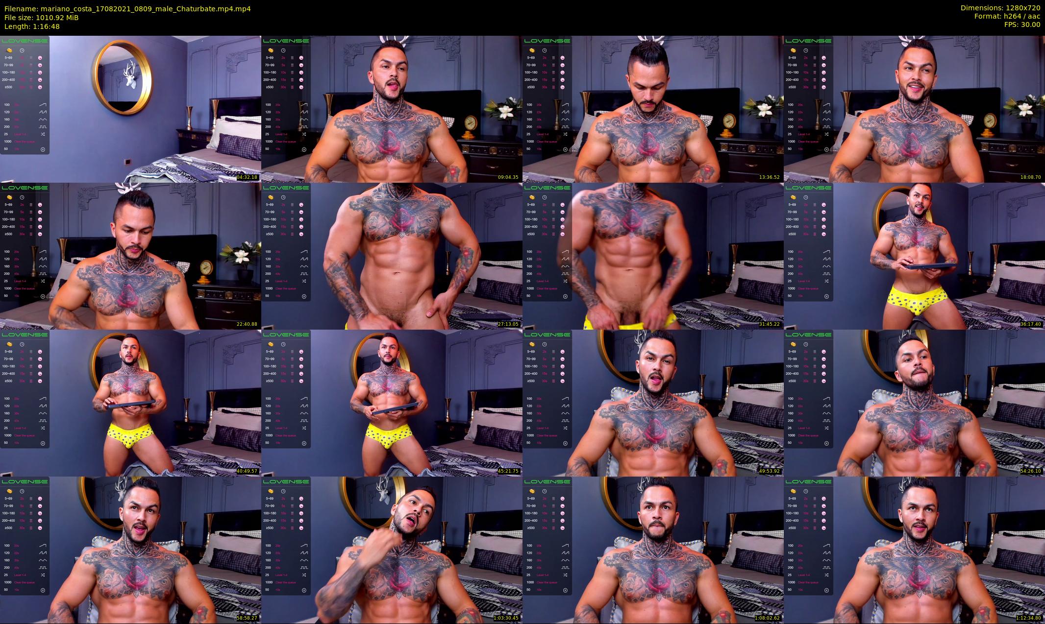 mariano_costa — 77 minute Chaturbate male cam show recording, 720p, Aug 17, 2021