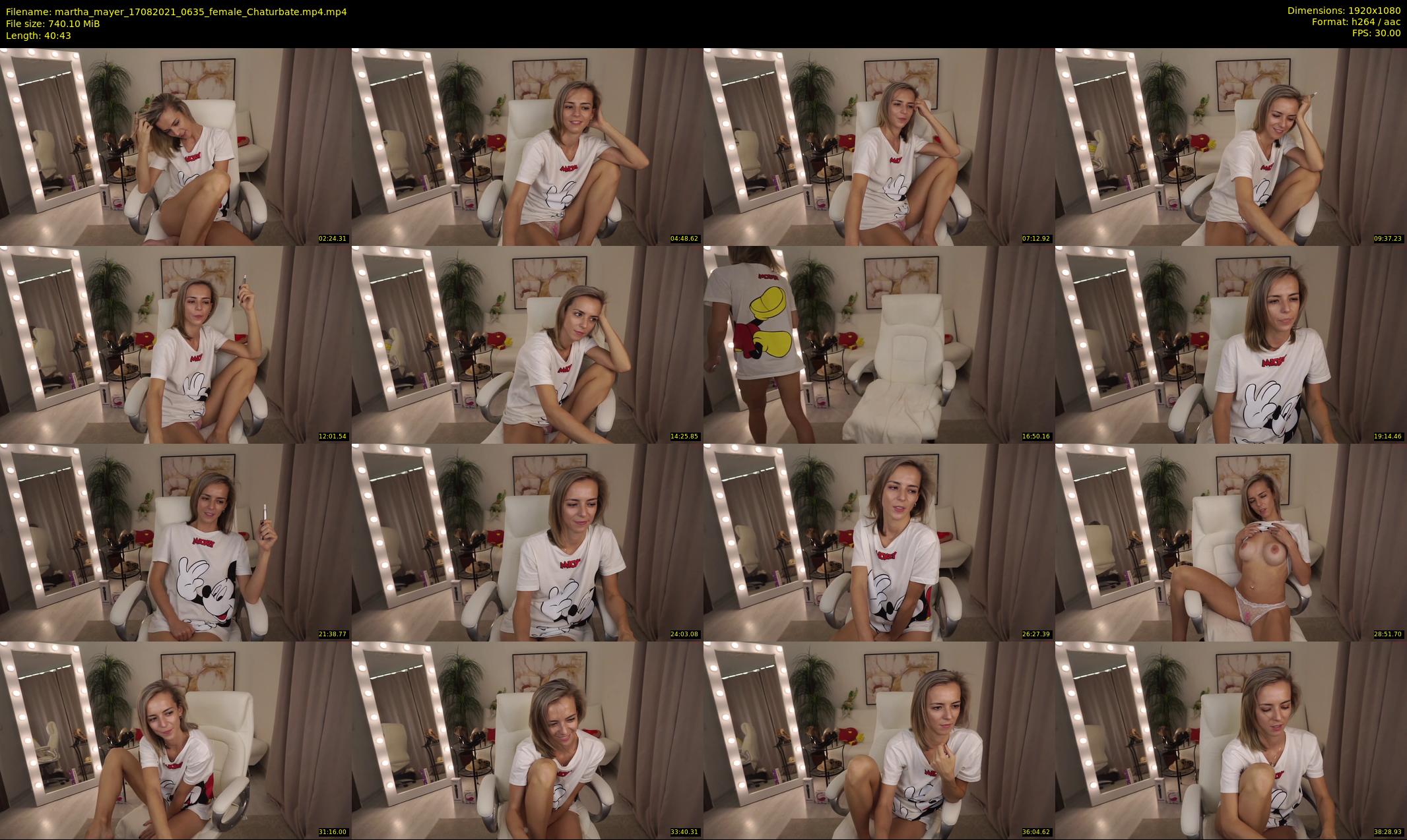 martha_mayer — 41 minute Chaturbate female cam show recording, 1080p, Aug 17, 2021