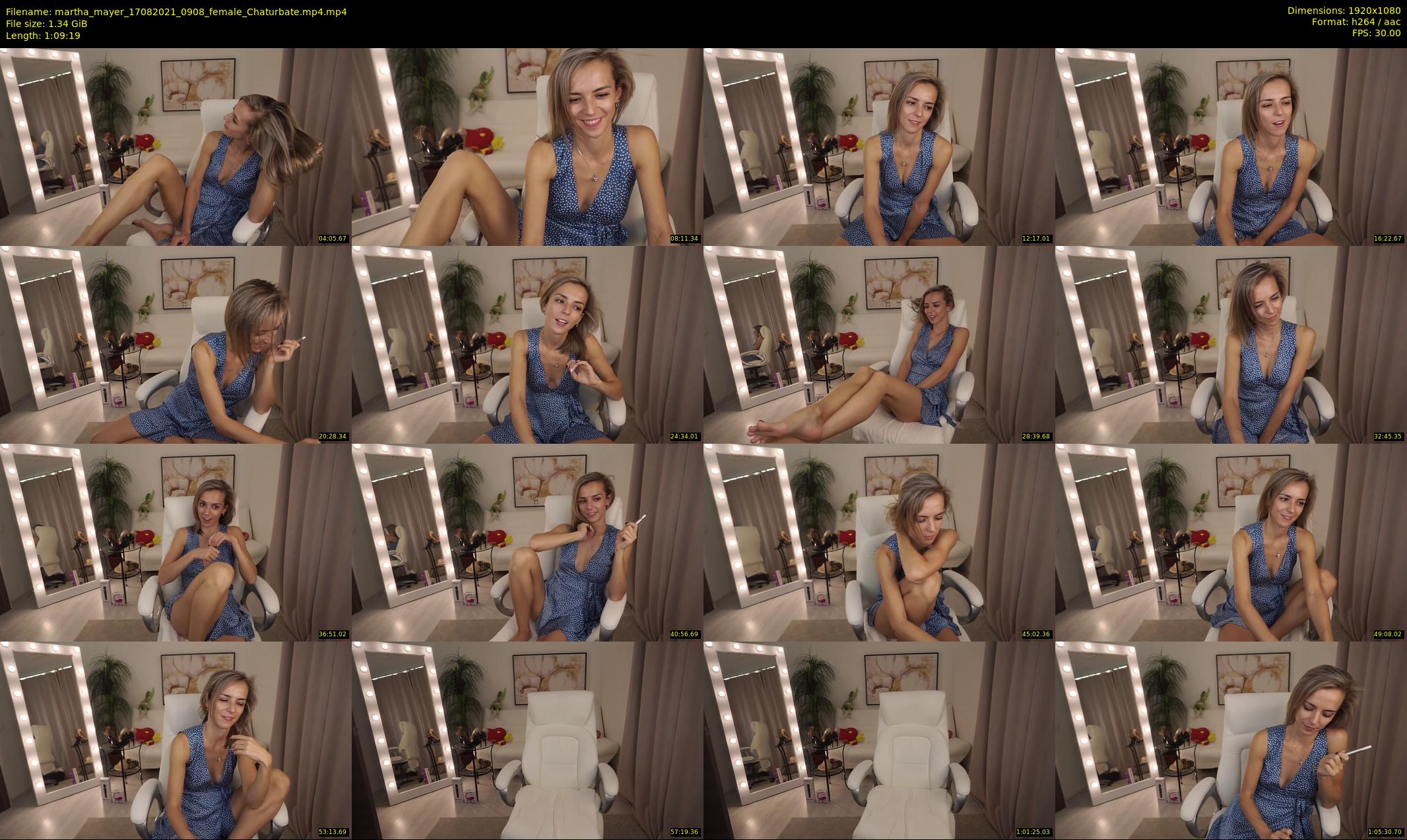 martha_mayer — 70 minute Chaturbate female cam show recording, 1080p, Aug 17, 2021