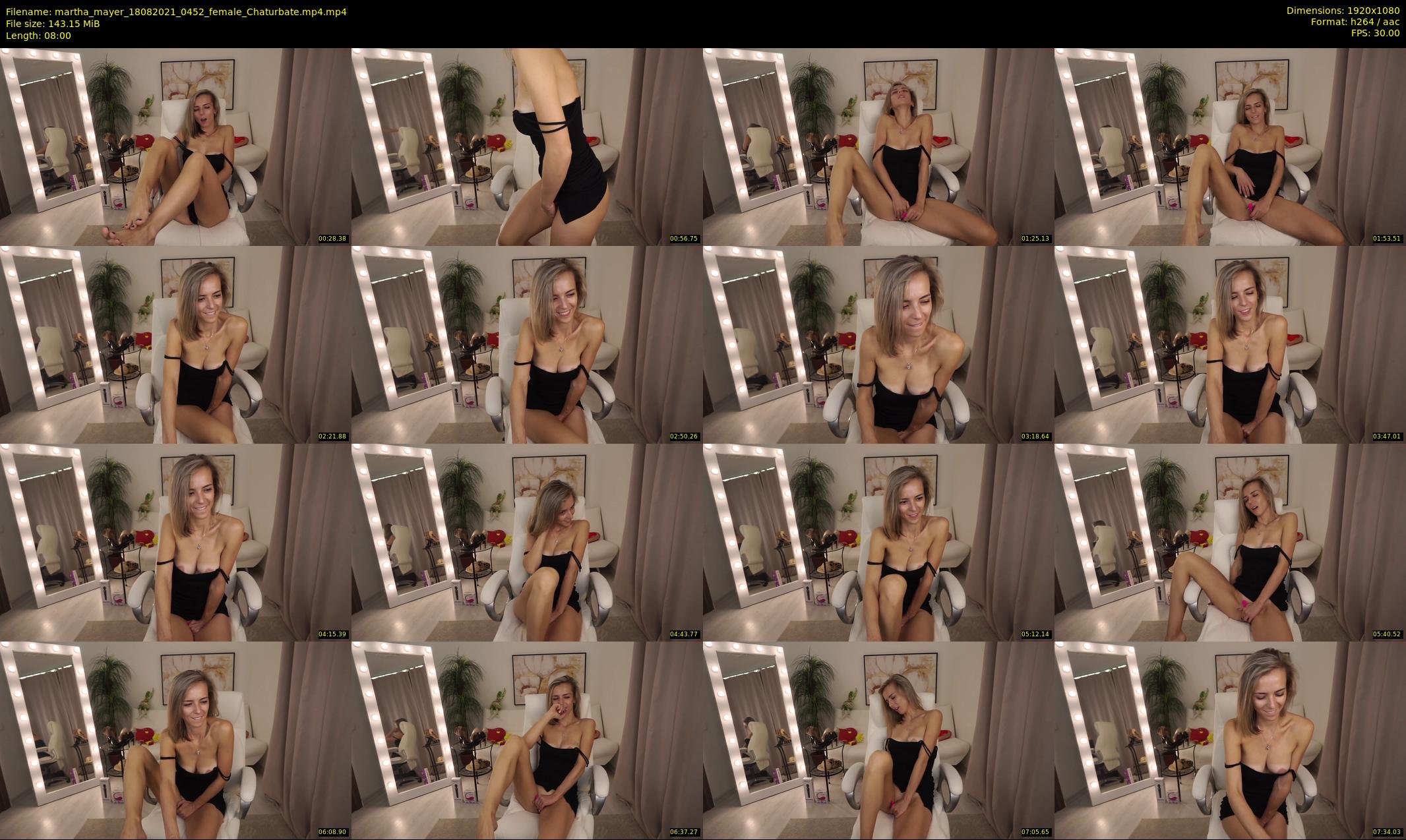 martha_mayer — 8 minute Chaturbate female cam show recording, 1080p, Aug 18, 2021
