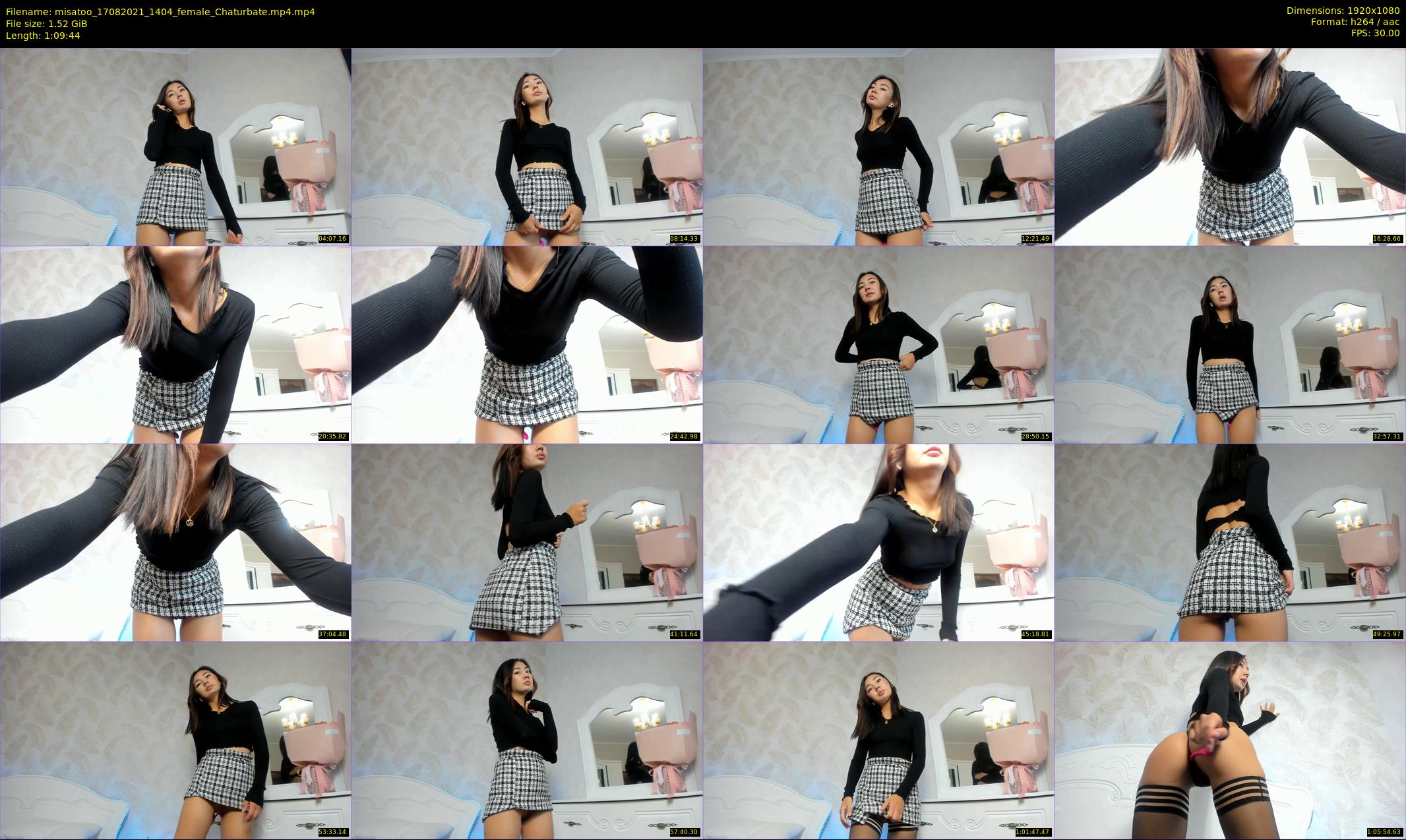 misatoo — 70 minute Chaturbate female cam show recording, 1080p, Aug 17, 2021