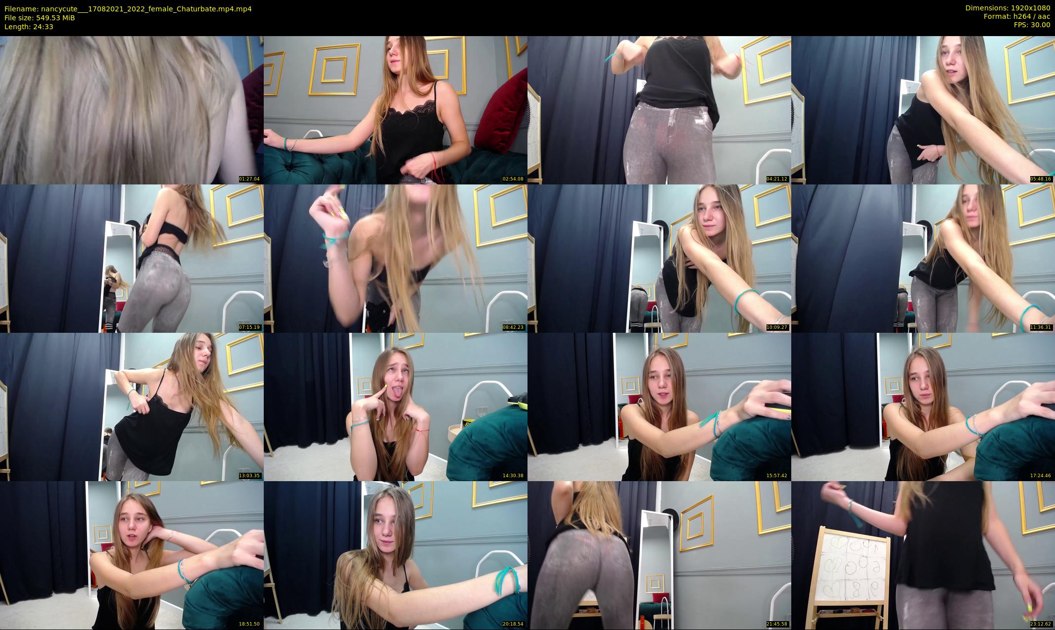 nancycute__ — 25 minute Chaturbate female cam show recording, 1080p, Aug 17, 2021