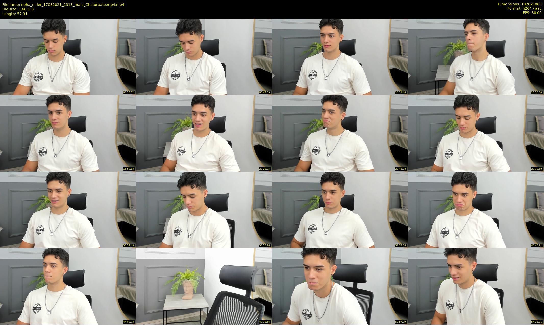 noha_miler — 58 minute Chaturbate male cam show recording, 1080p, Aug 17, 2021