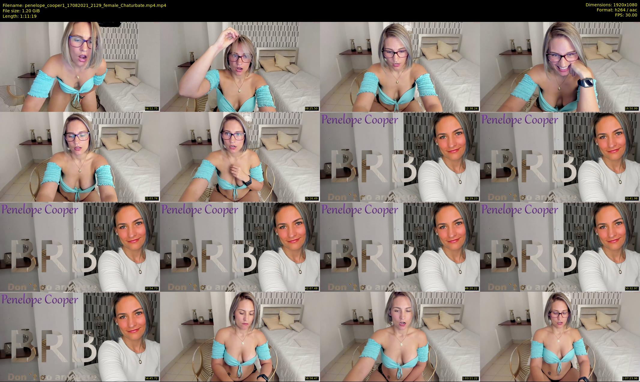 penelope_cooper1 — 72 minute Chaturbate female cam show recording, 1080p, Aug 17, 2021