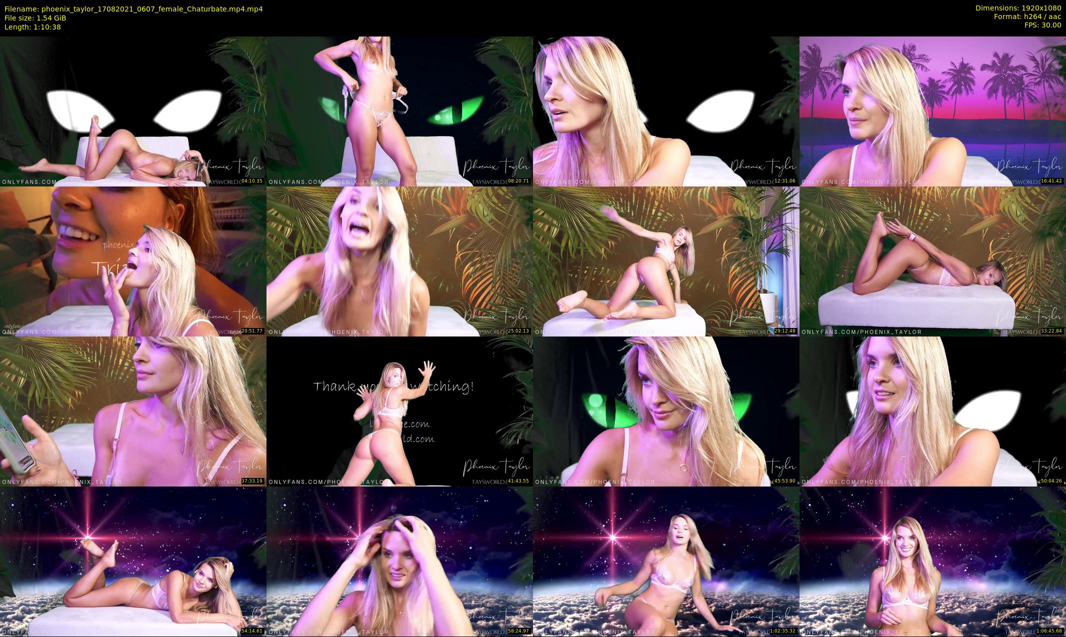 phoenix_taylor — 71 minute Chaturbate female cam show recording, 1080p, Aug 17, 2021