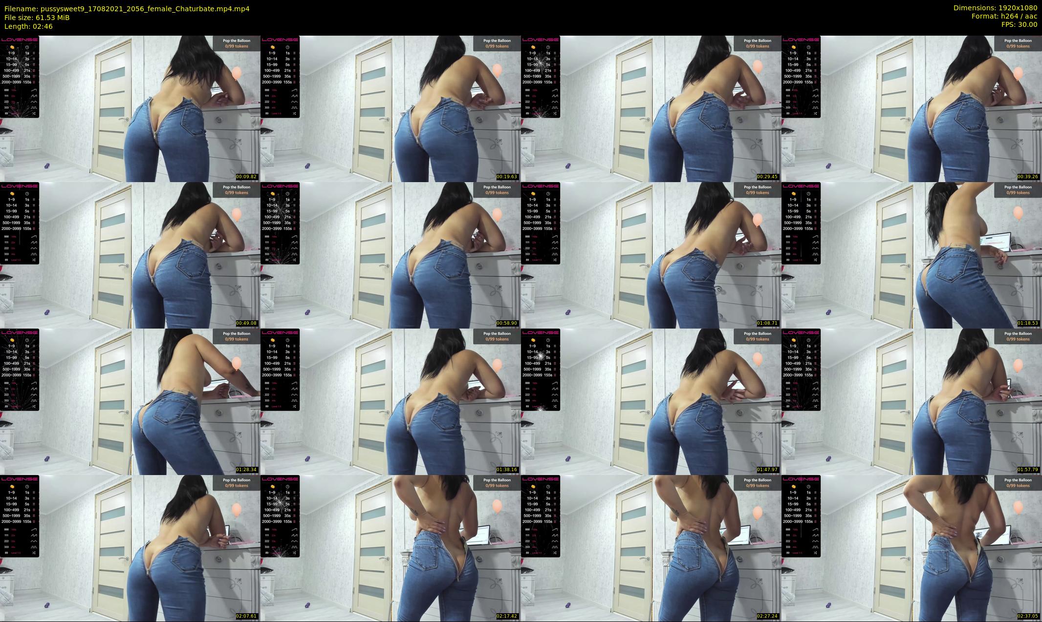 pussysweet9 — 3 minute Chaturbate female cam show recording, 1080p, Aug 17, 2021