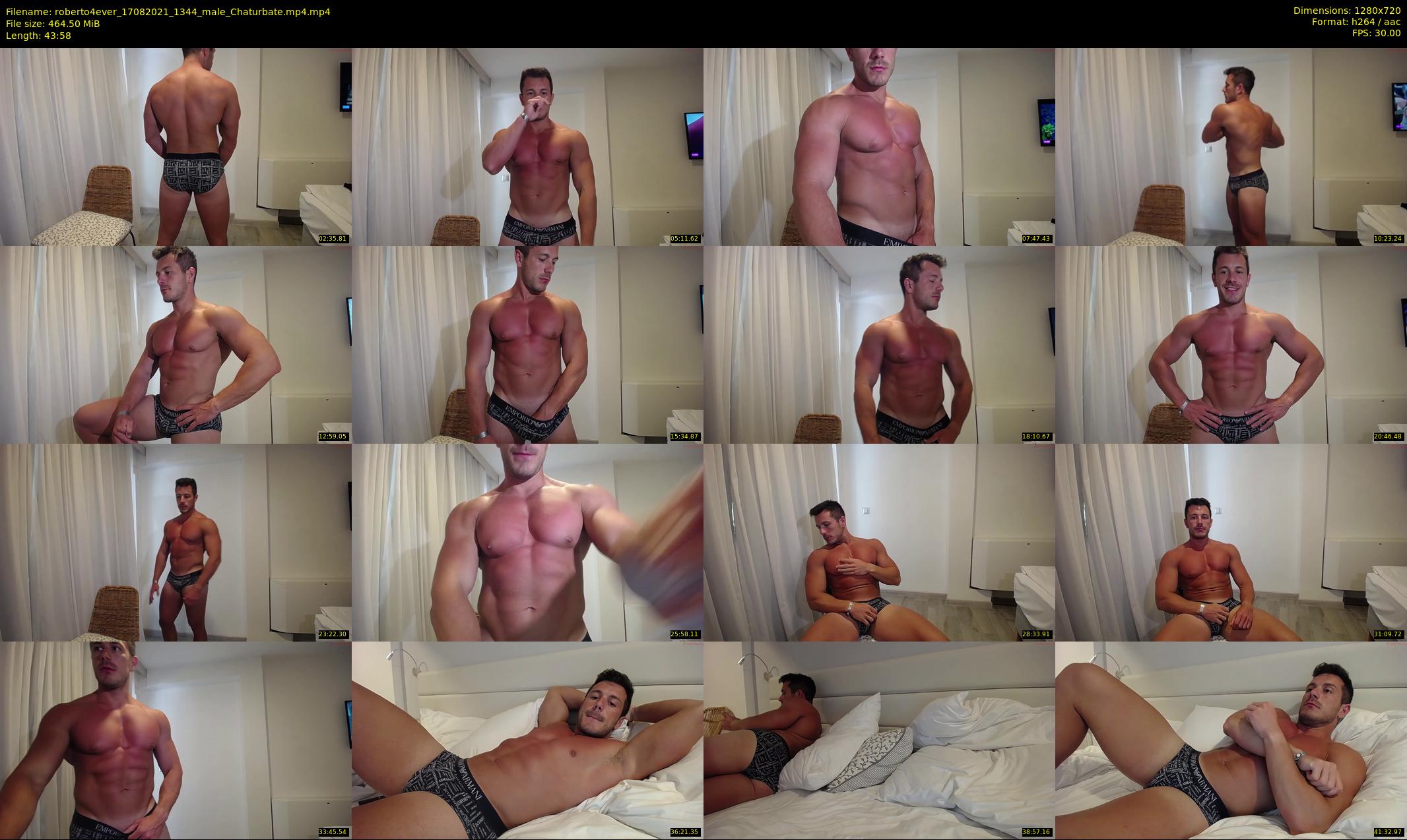 roberto4ever — 44 minute Chaturbate male cam show recording, 720p, Aug 17, 2021