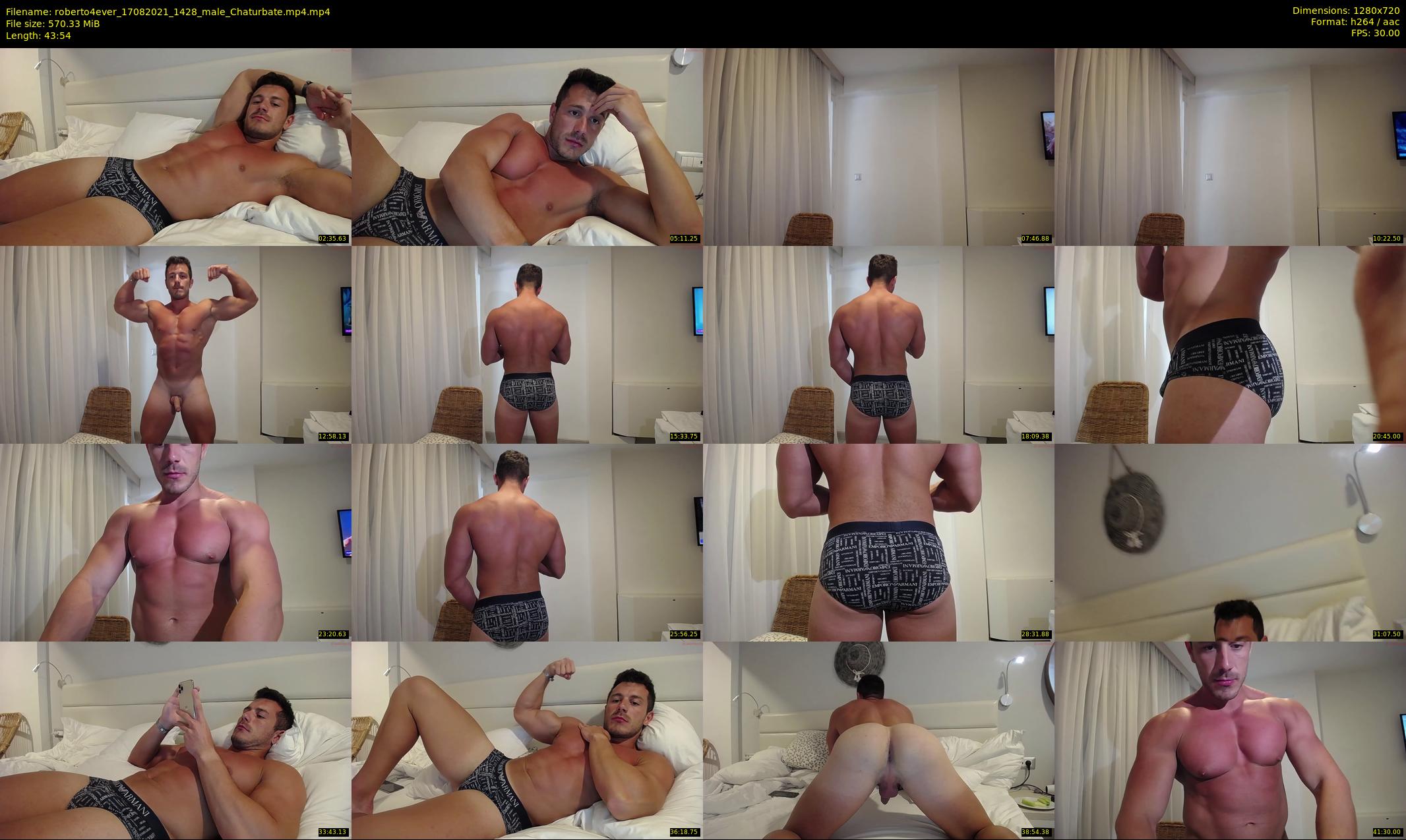 roberto4ever — 44 minute Chaturbate male cam show recording, 720p, Aug 17, 2021