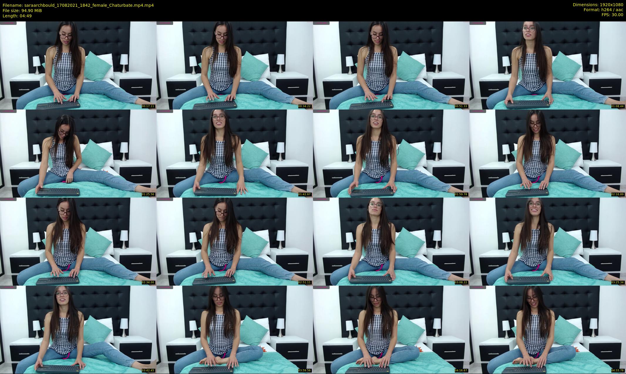 saraarchbould — 5 minute Chaturbate female cam show recording, 1080p, Aug 17, 2021