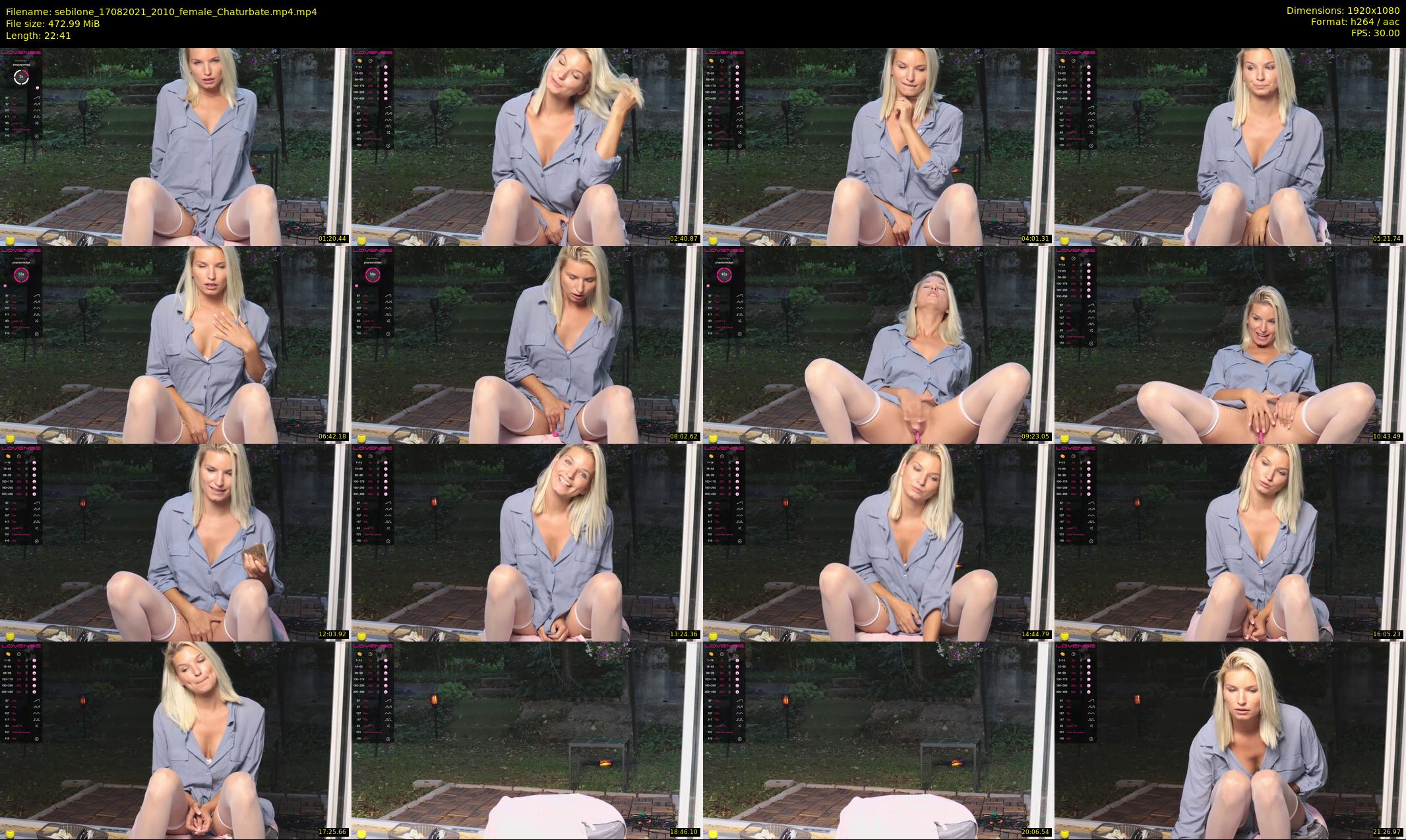 sebilone — 23 minute Chaturbate couple cam show recording, 1080p, Aug 17, 2021