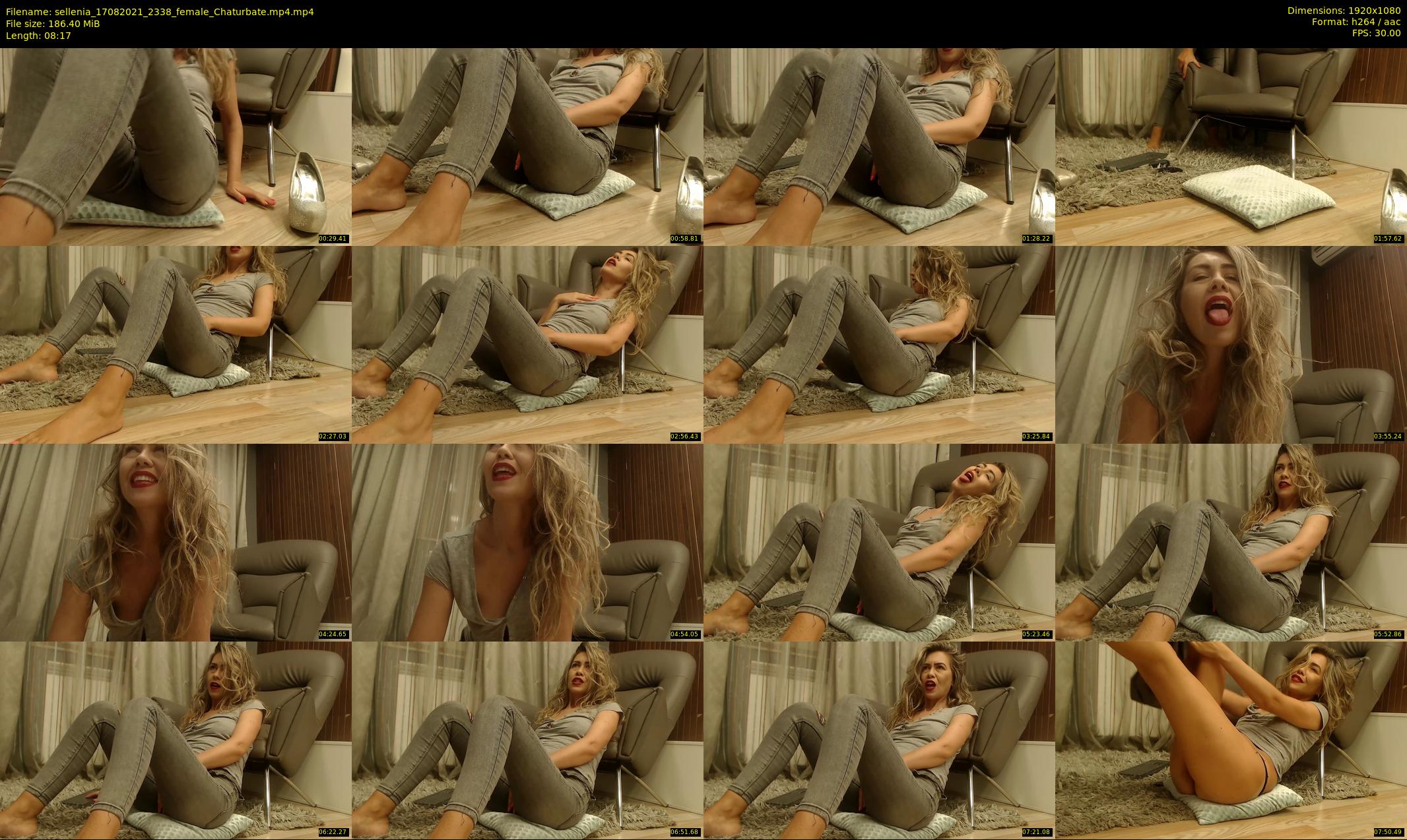 sellenia — 9 minute Chaturbate female cam show recording, 1080p, Aug 17, 2021