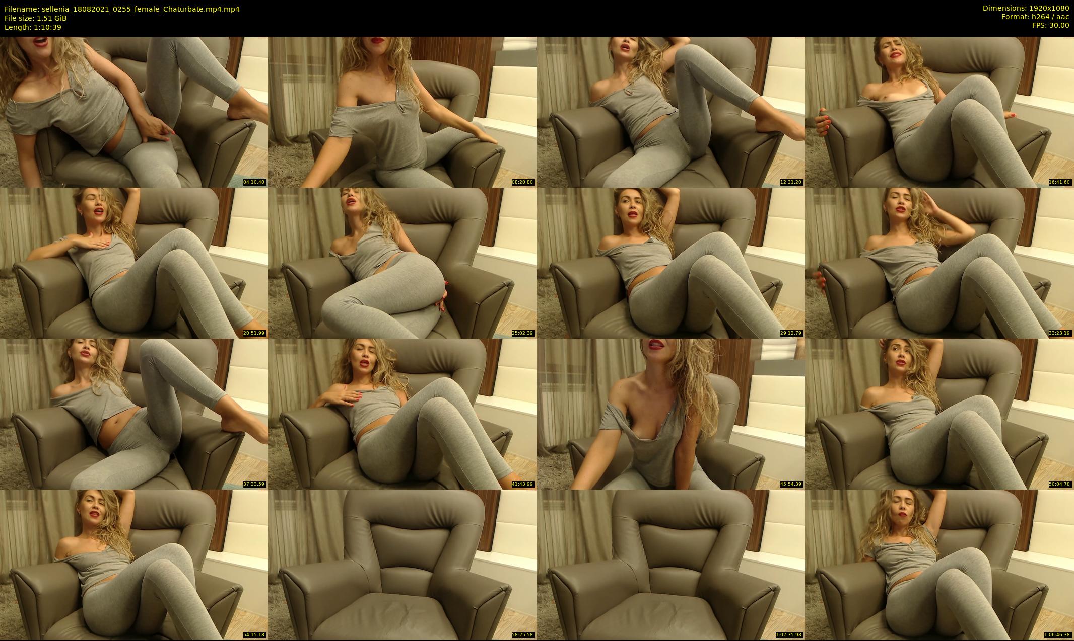 sellenia — 71 minute Chaturbate female cam show recording, 1080p, Aug 18, 2021
