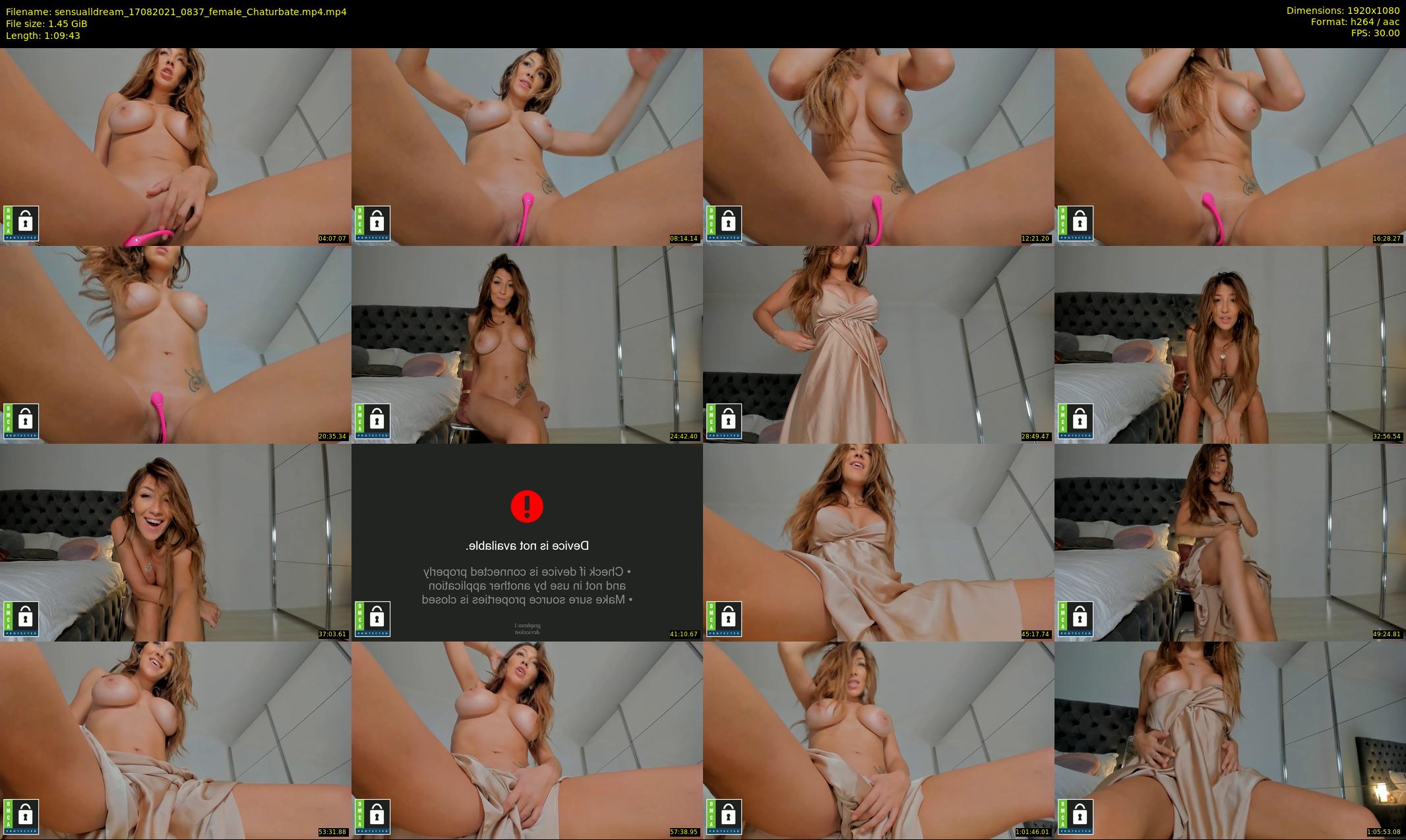sensualldream — 70 minute Chaturbate female cam show recording, 1080p, Aug 17, 2021