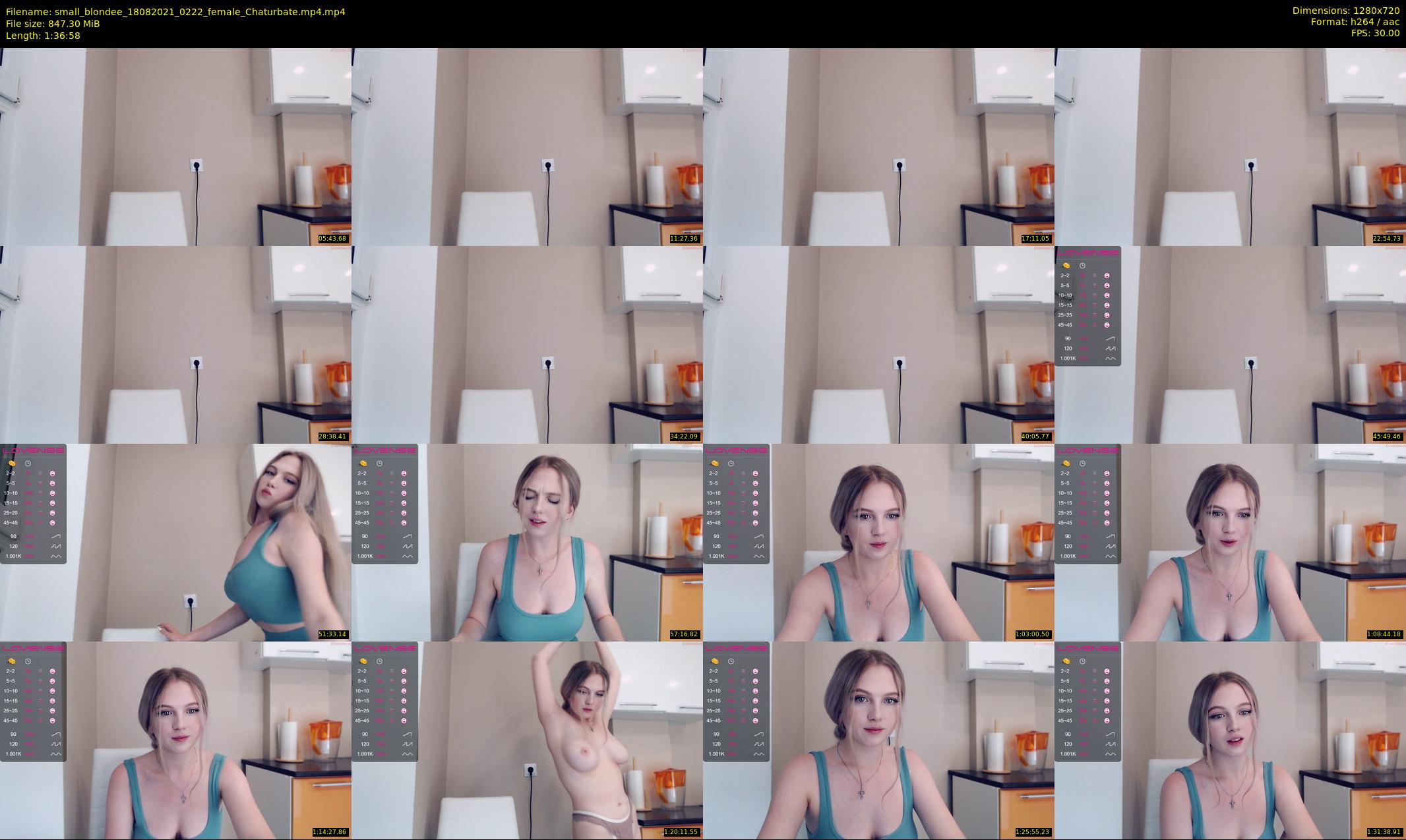 small_blondee — 97 minute Chaturbate female cam show recording, 720p, Aug 18, 2021