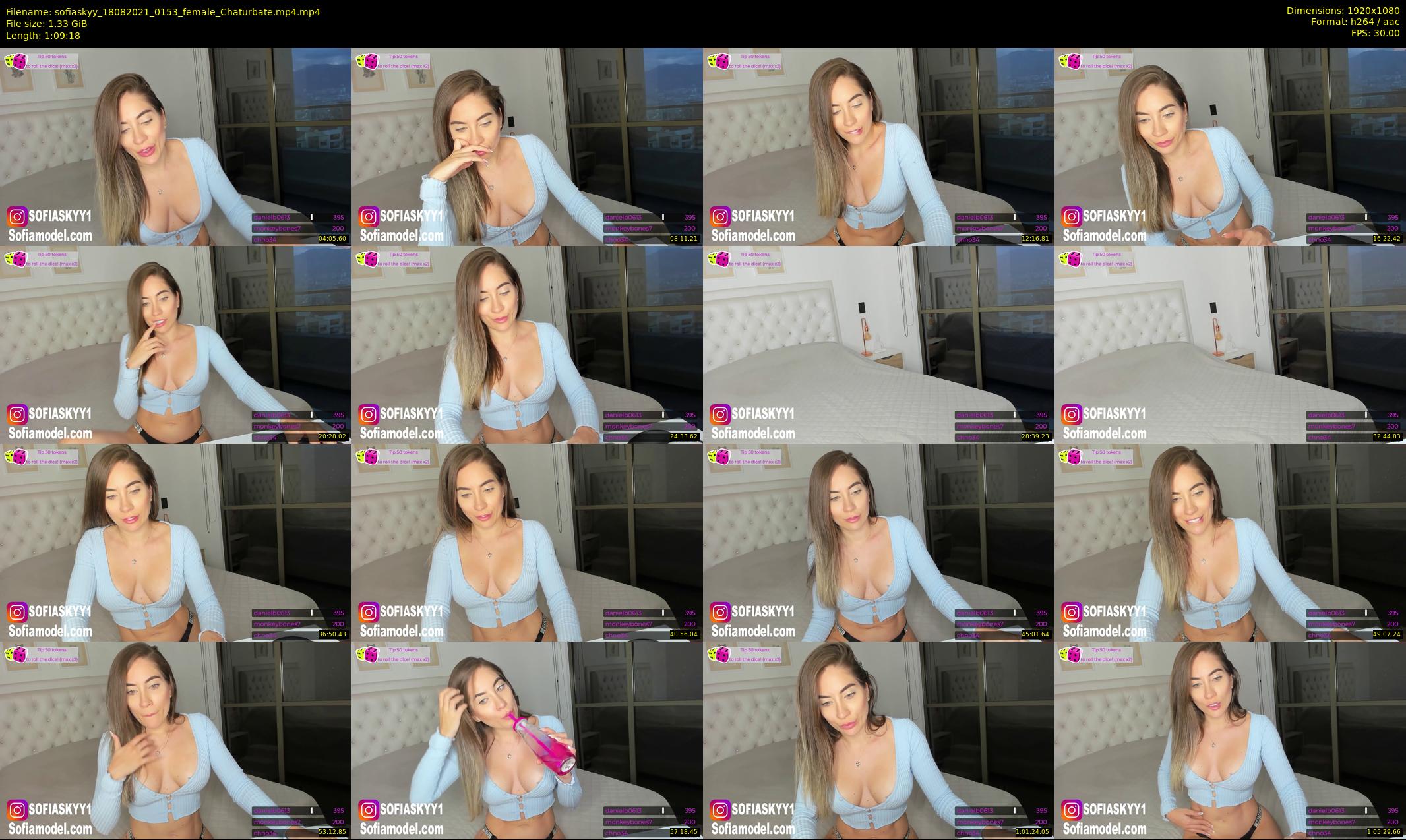 sofiaskyy — 70 minute Chaturbate female cam show recording, 1080p, Aug 18, 2021