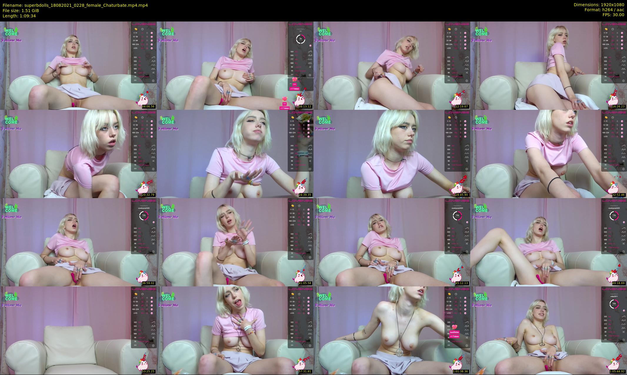superbdolls — 70 minute Chaturbate couple cam show recording, 1080p, Aug 18, 2021