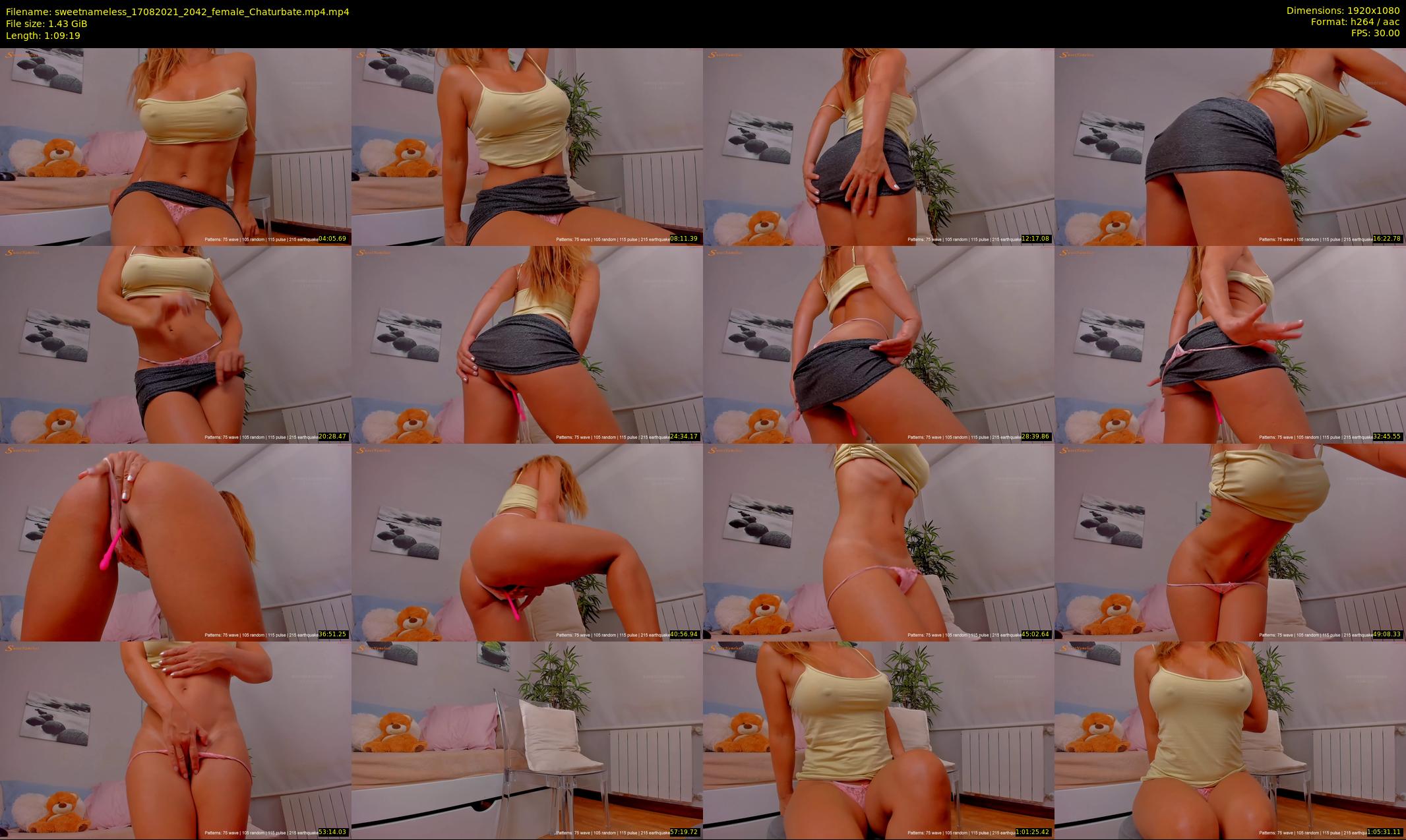 sweetnameless — 70 minute Chaturbate couple cam show recording, 1080p, Aug 17, 2021