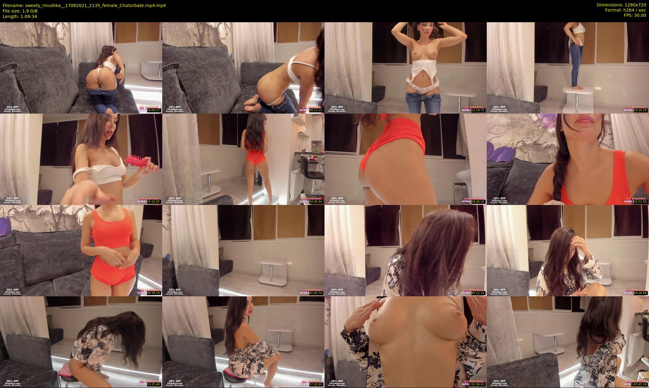sweety_rinushka_ — 70 minute Chaturbate female cam show recording, 720p, Aug 17, 2021