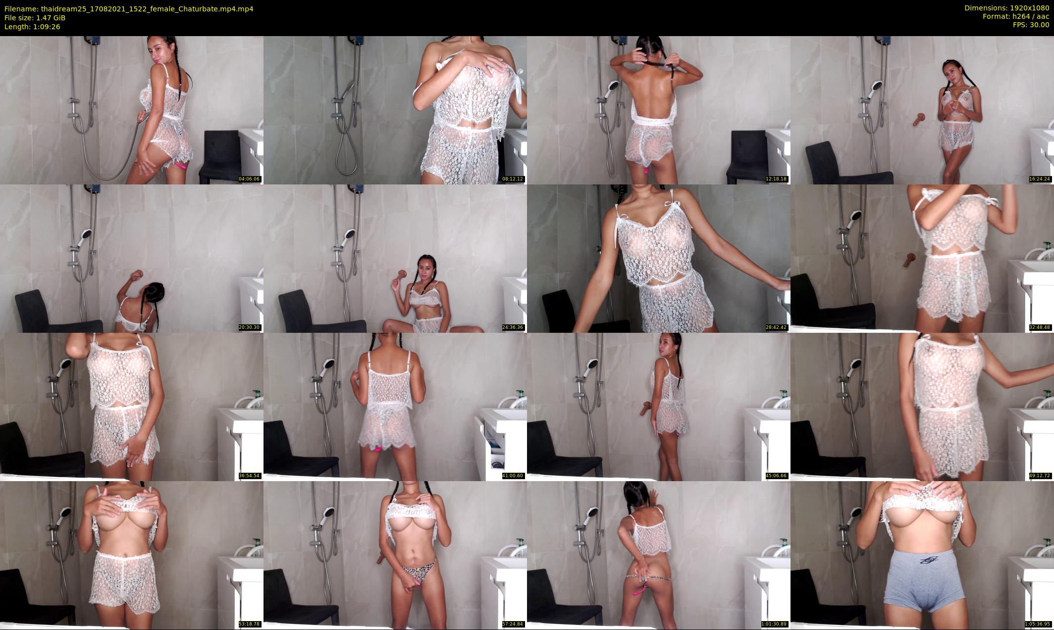 thaidream25 — 70 minute Chaturbate female cam show recording, 1080p, Aug 17, 2021