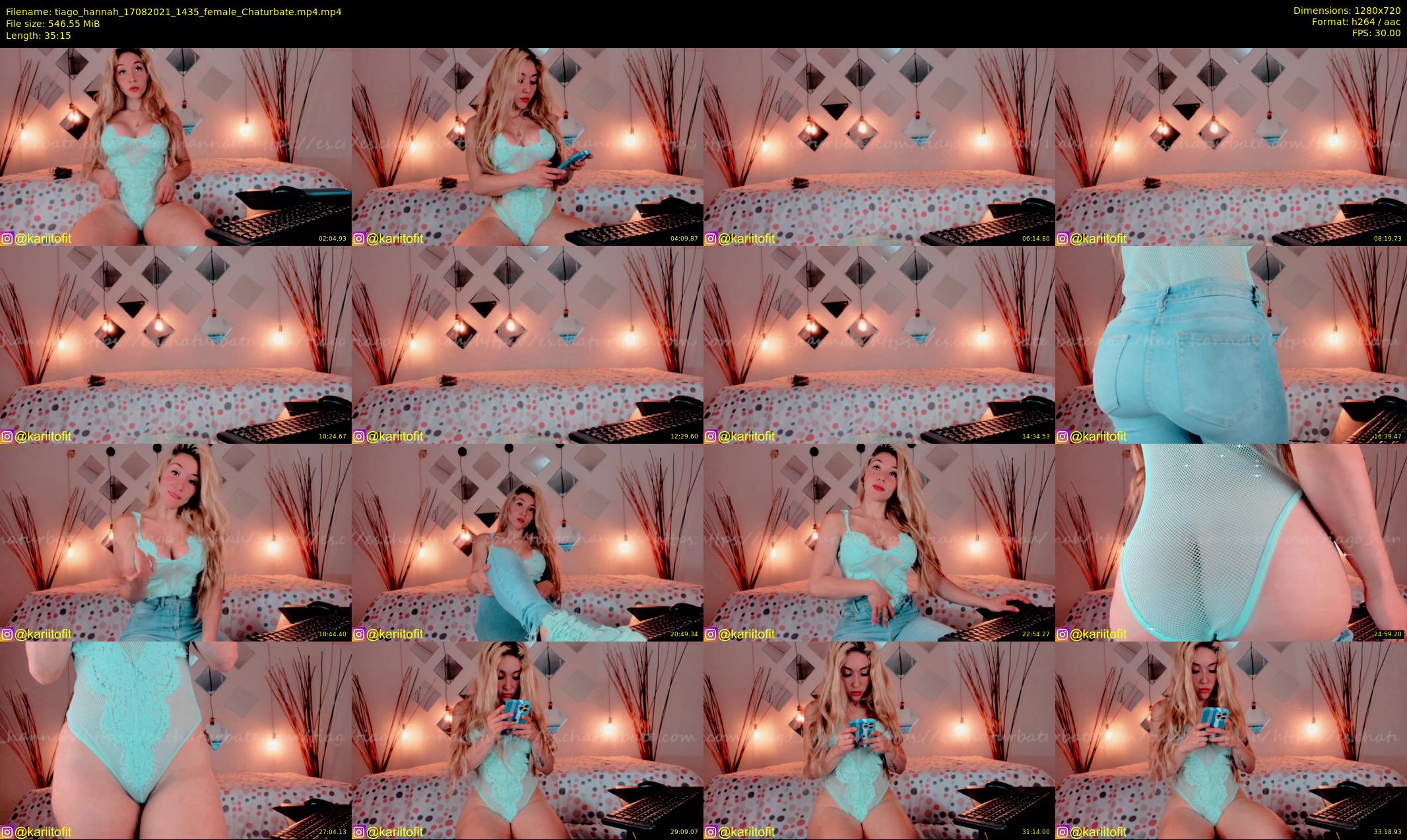 tiago_hannah — 36 minute Chaturbate couple cam show recording, 720p, Aug 17, 2021