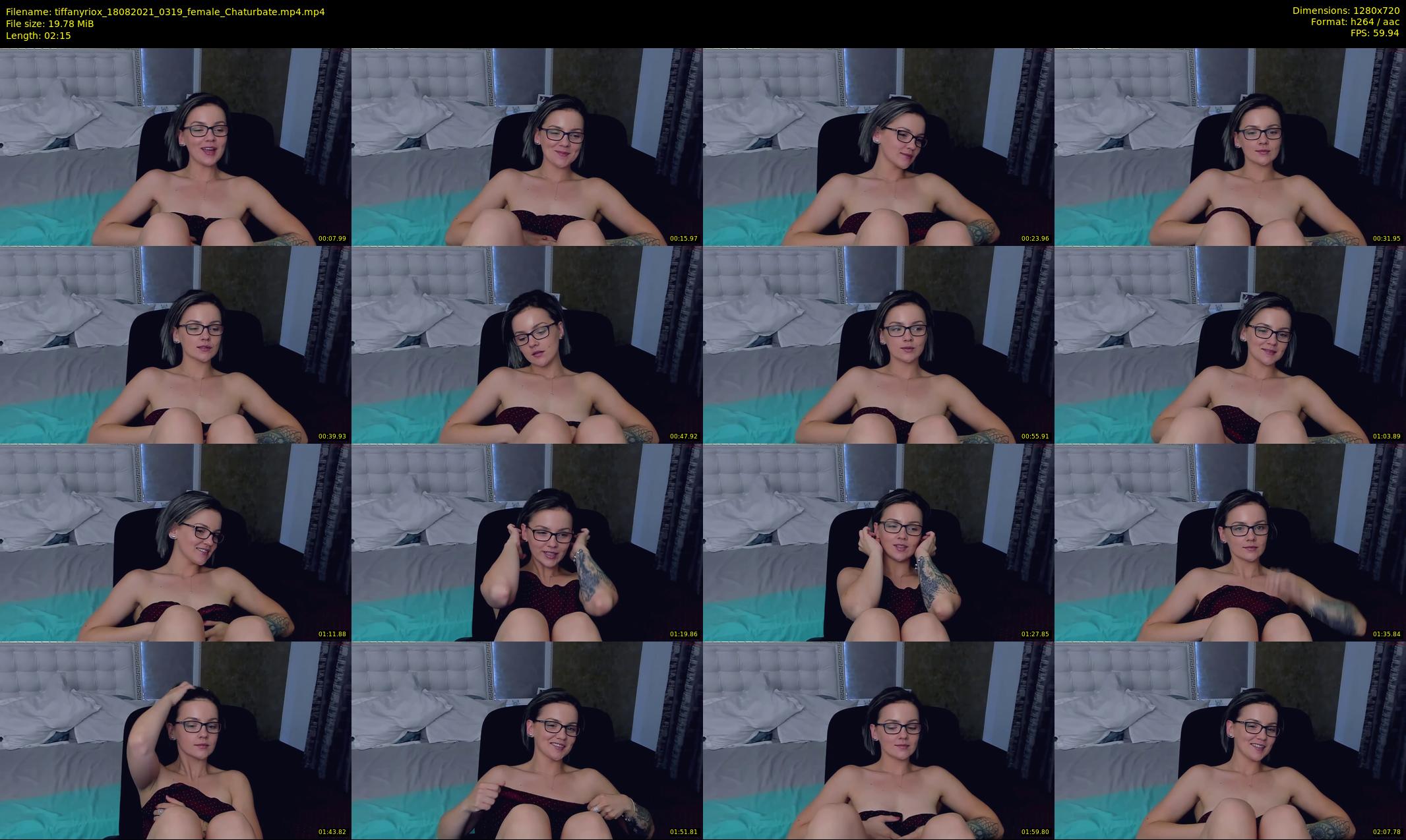 tiffanyriox — 3 minute Chaturbate female cam show recording, 720p, Aug 18, 2021