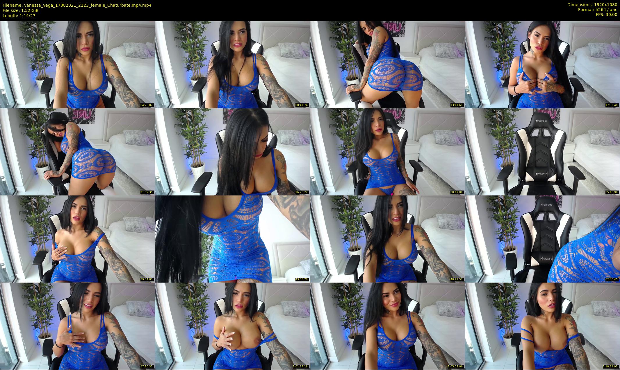 vanessa_vega — 75 minute Chaturbate female cam show recording, 1080p, Aug 17, 2021