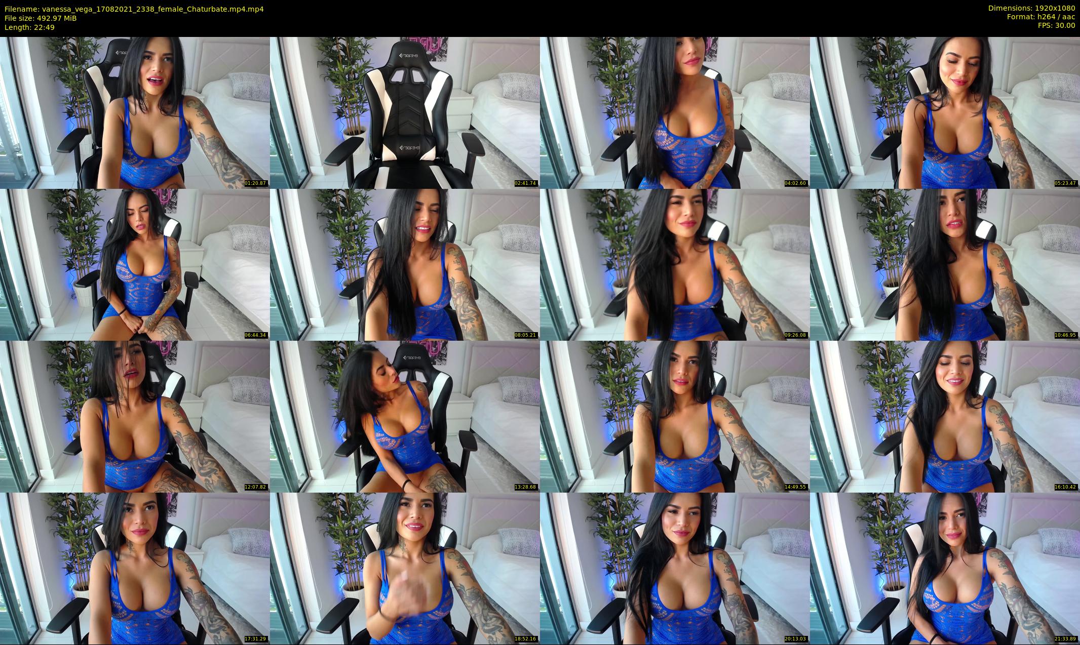 vanessa_vega — 23 minute Chaturbate female cam show recording, 1080p, Aug 17, 2021