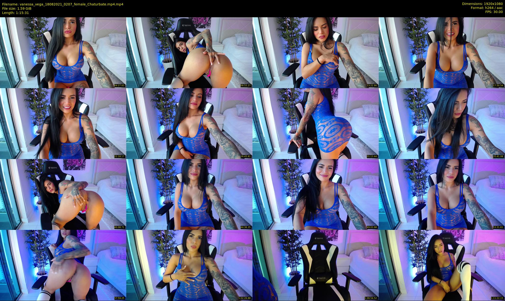 vanessa_vega — 76 minute Chaturbate female cam show recording, 1080p, Aug 18, 2021