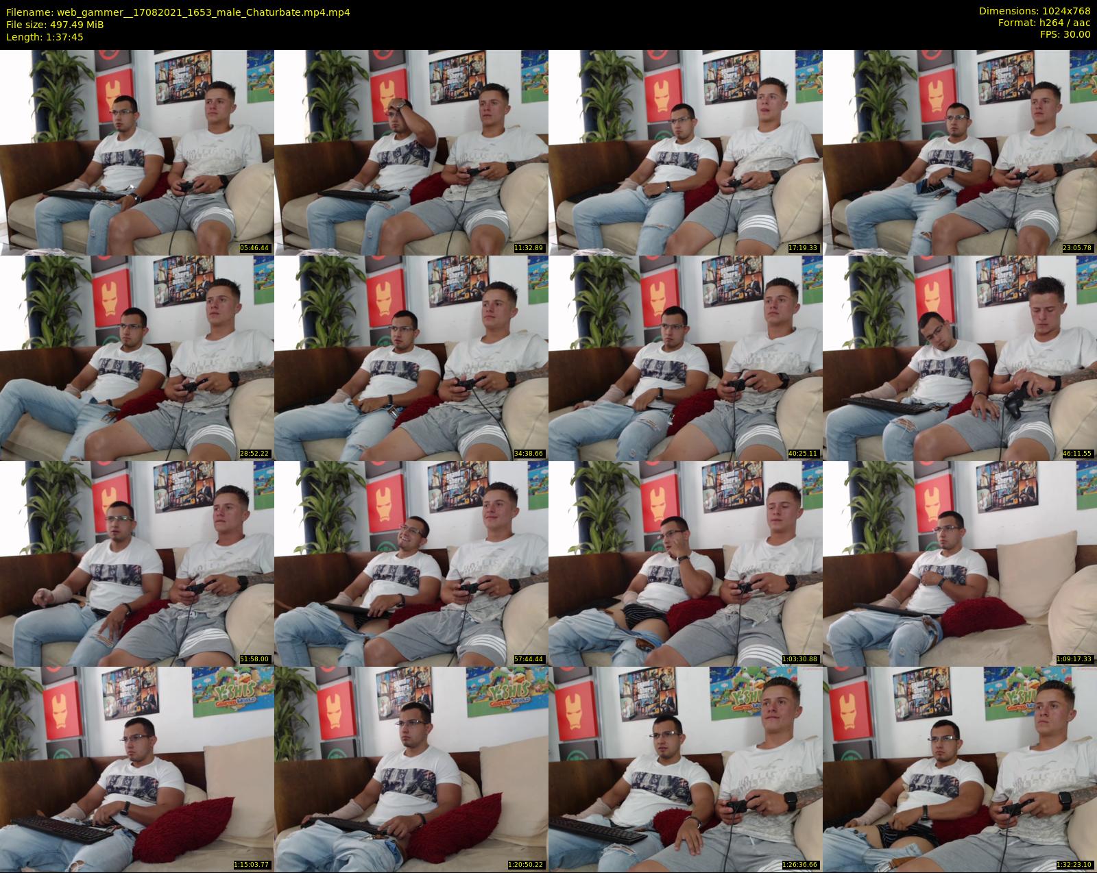 web_gammer_ — 98 minute Chaturbate male cam show recording, 720p, Aug 17, 2021
